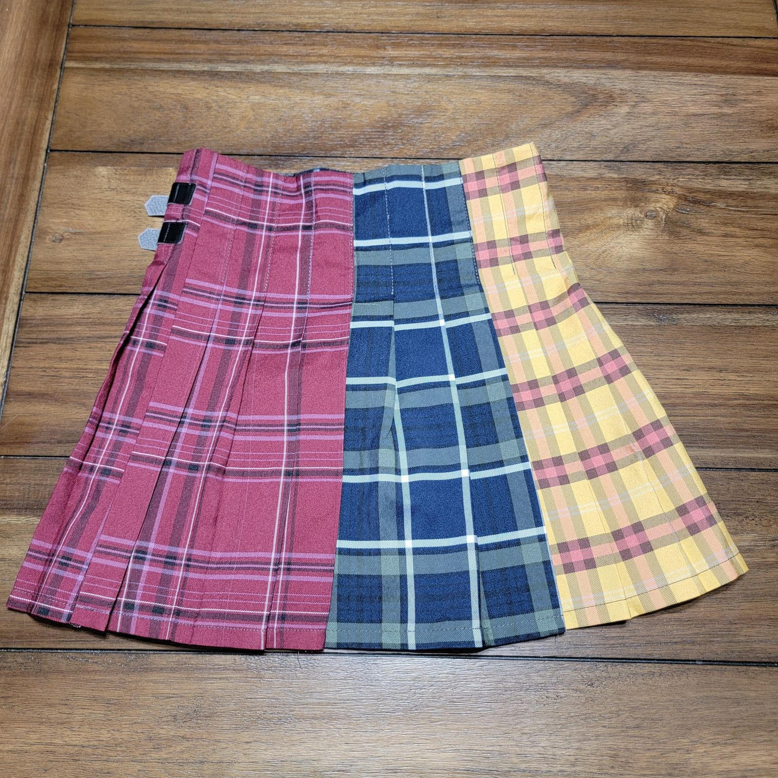 Other No Bo Girls Pleated Skirt w/ Side Zip & Buckles - Small(3-5) Size 25" / US 0 / IT 36 - 3 Thumbnail