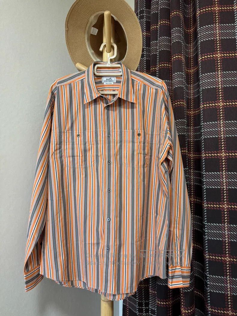 Hermes Hermes size 43 Casual shirt Size US M / EU 48-50 / 2 - 1 Thumbnail