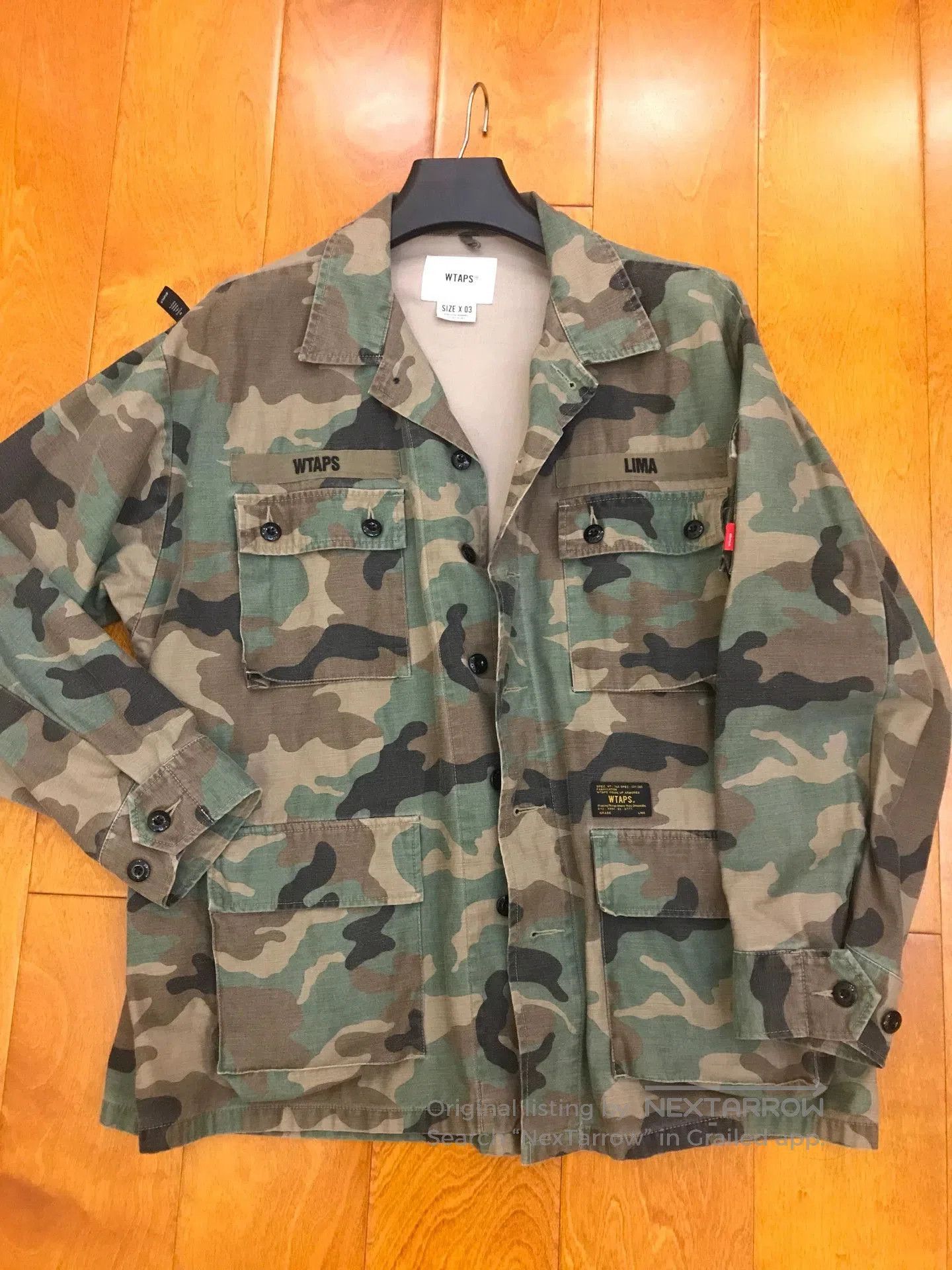 WTAPS Camo Four-Pocket Jacket 17AW.