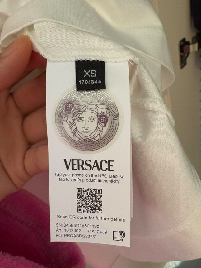 Versace Versace Short Sleeve Shirt Size US XS / EU 42 / 0 - 5 Thumbnail