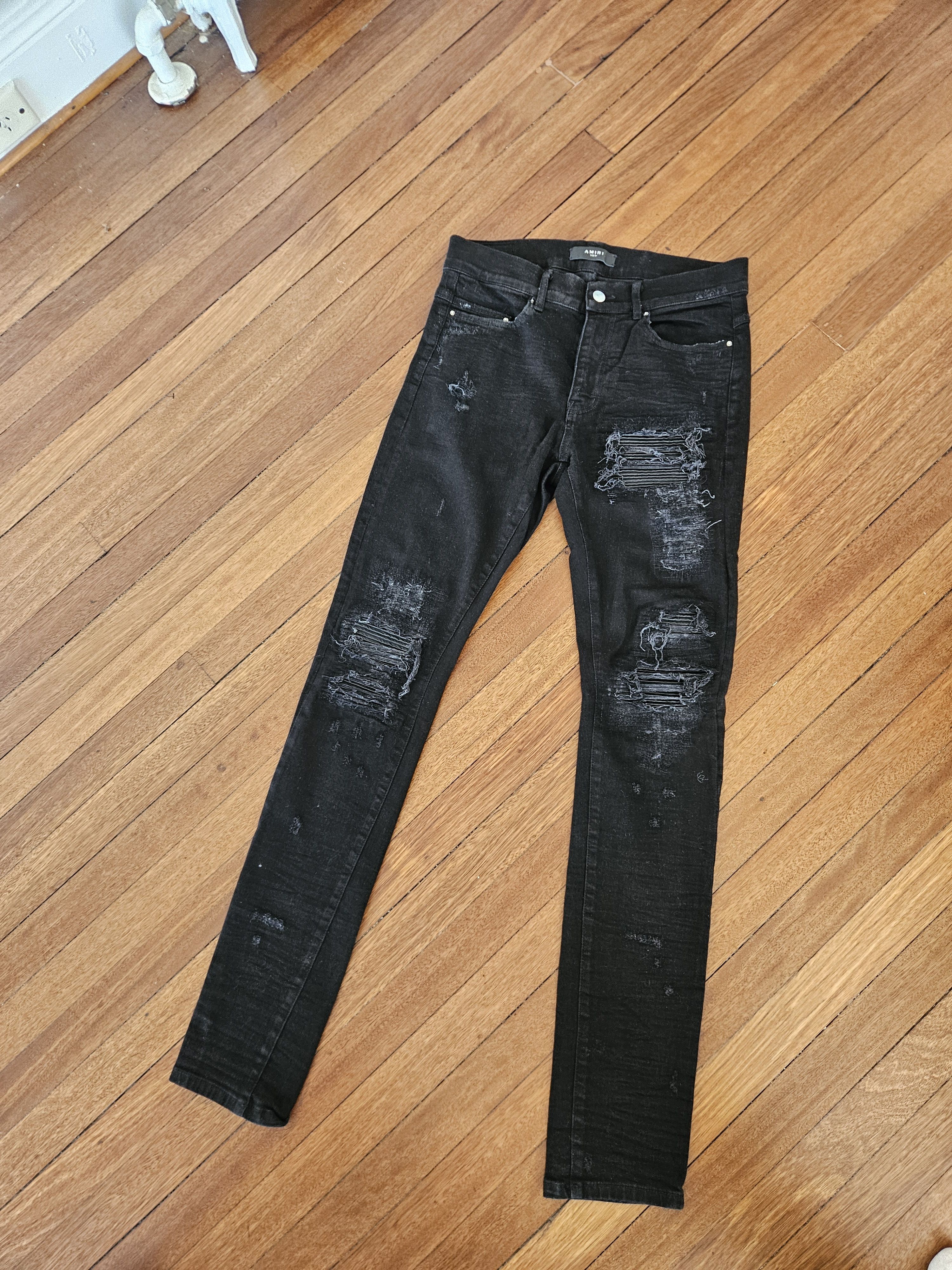 Amiri Amiri Black classic mx1 jeans sz 31 with receipt | Grailed