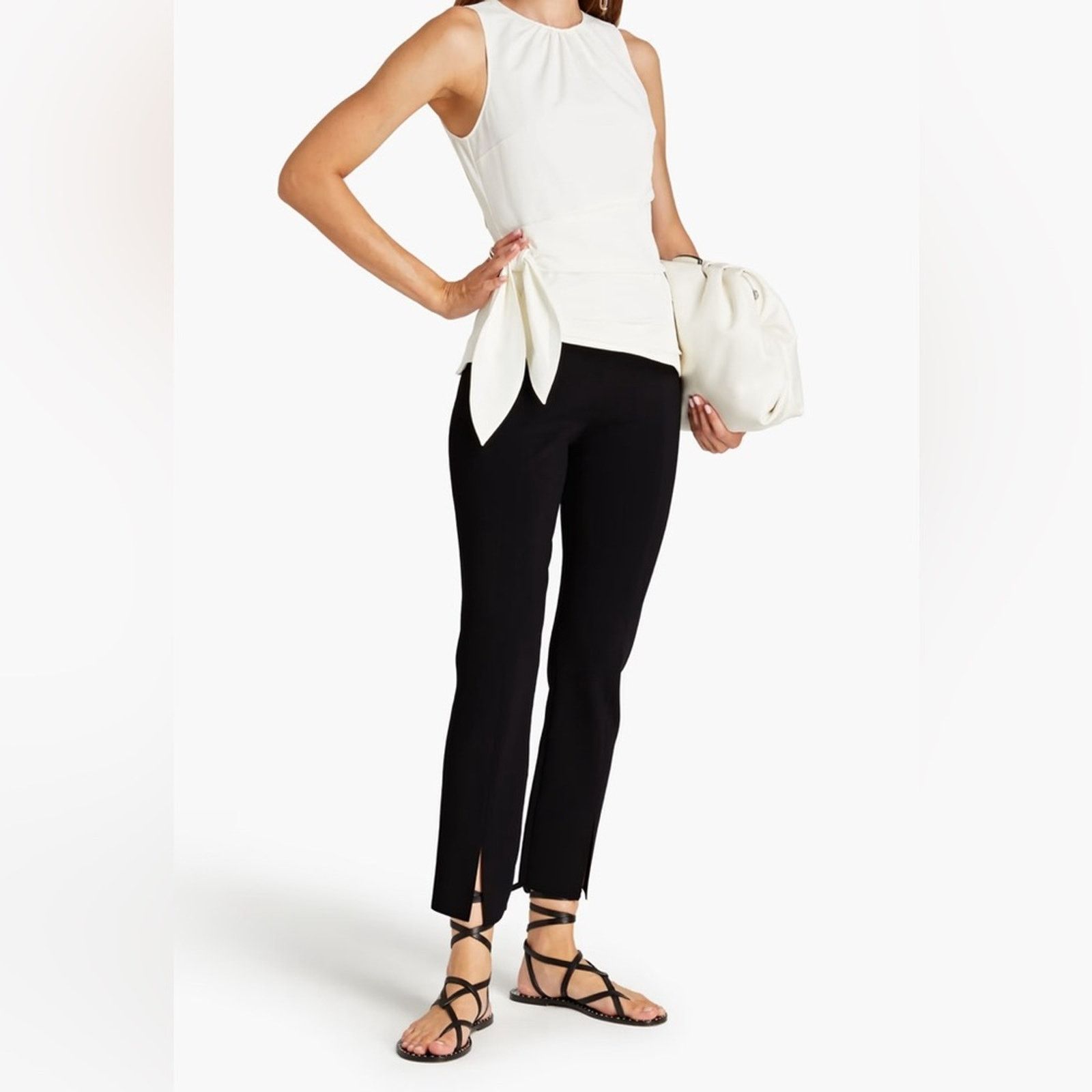 Cinq a Sept Revolve Cinq à Sept Hayley Gathered Crepe Top Size XXS / US 00 / IT 34 - 2 Thumbnail