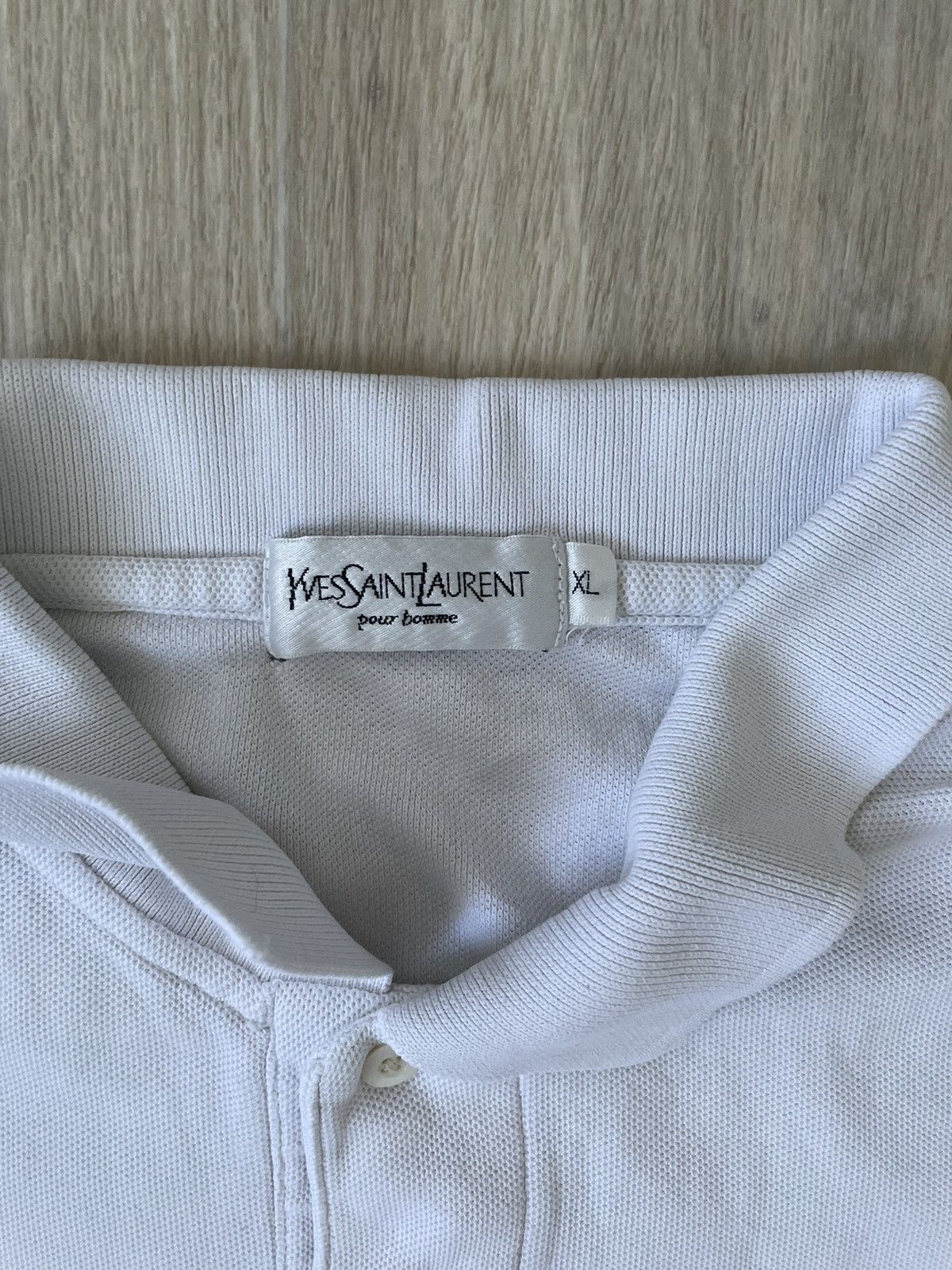Yves Saint Laurent Vintage YSL polo shirt Size US XL / EU 56 / 4 - 3 Thumbnail