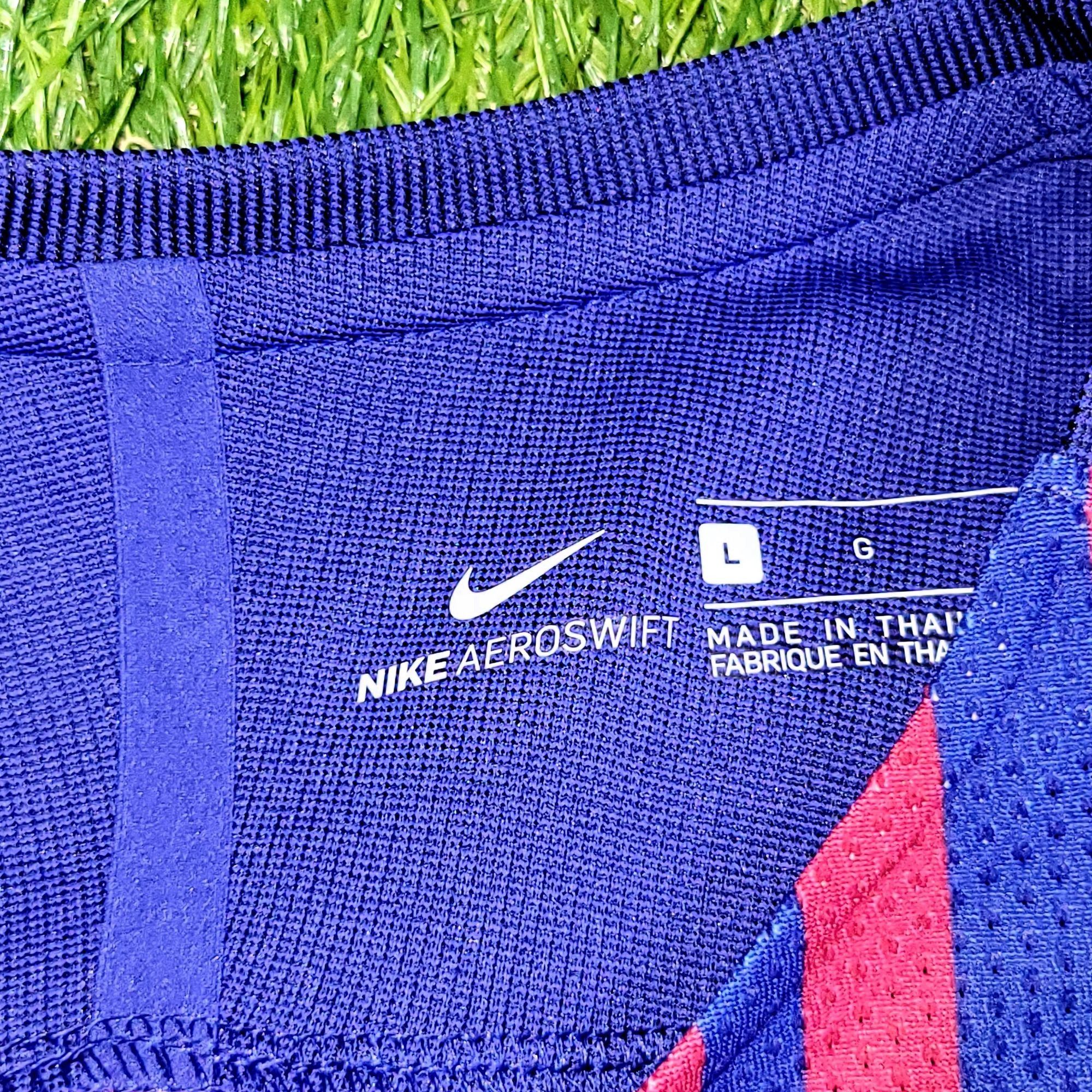 Nike Messi Barcelona 2017 2018 PLAYER ISSUE Soccer Jersey BNWT L Size US L / EU 52-54 / 3 - 6 Thumbnail