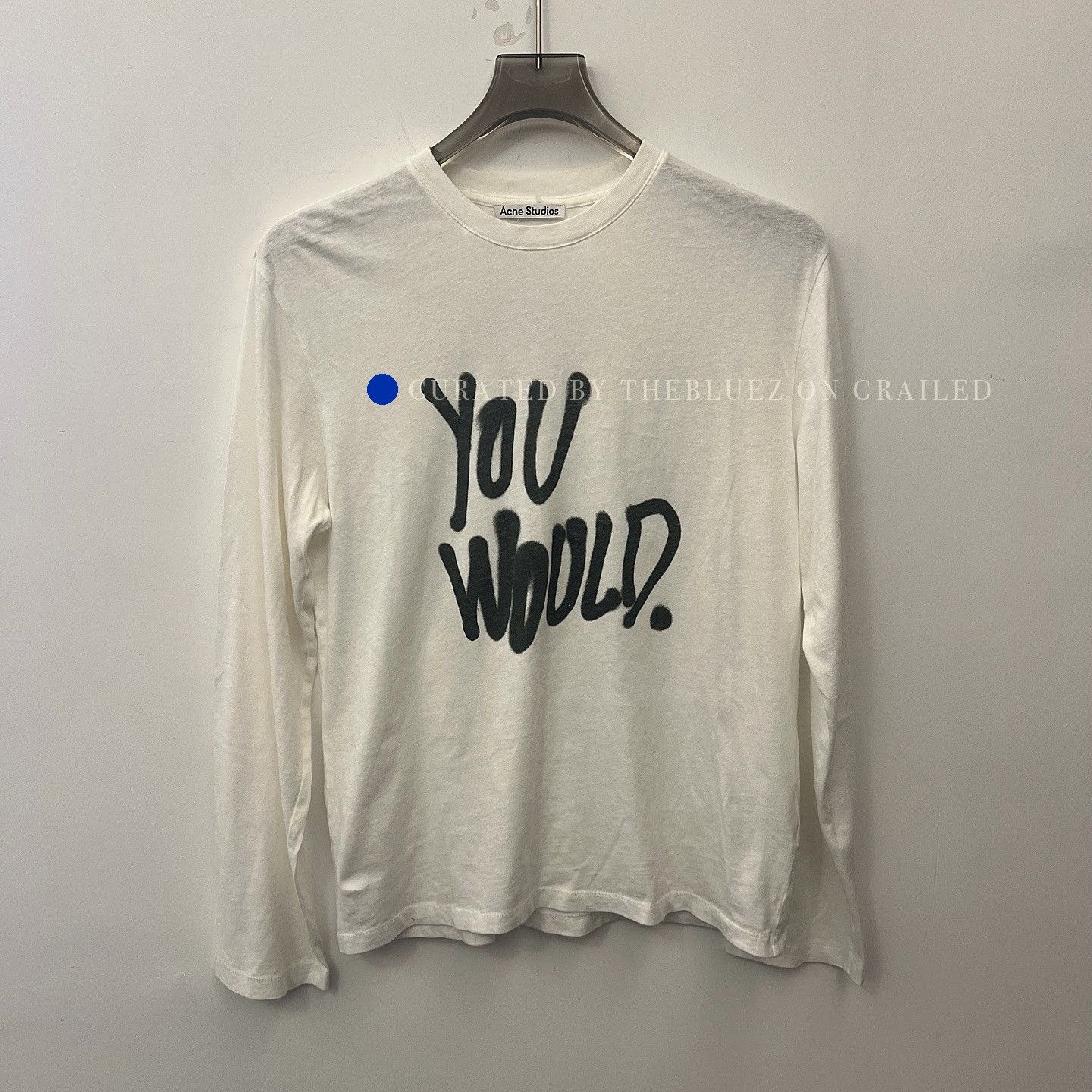 Acne Studios Minimalistic White Long Sleeve Tee Size US XXS / EU 40 - 1 Thumbnail