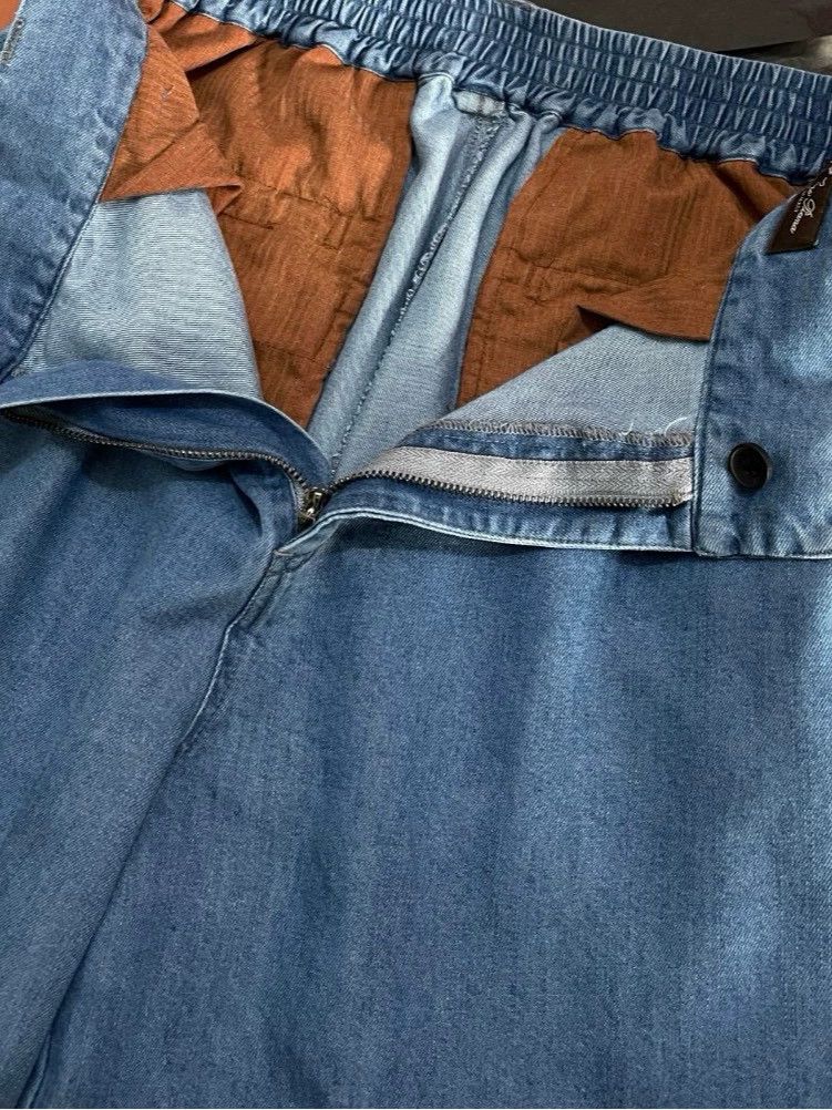 Loro Piana LORO PIANA Men's denim shorts Size US 36 / EU 52 - 5 Thumbnail