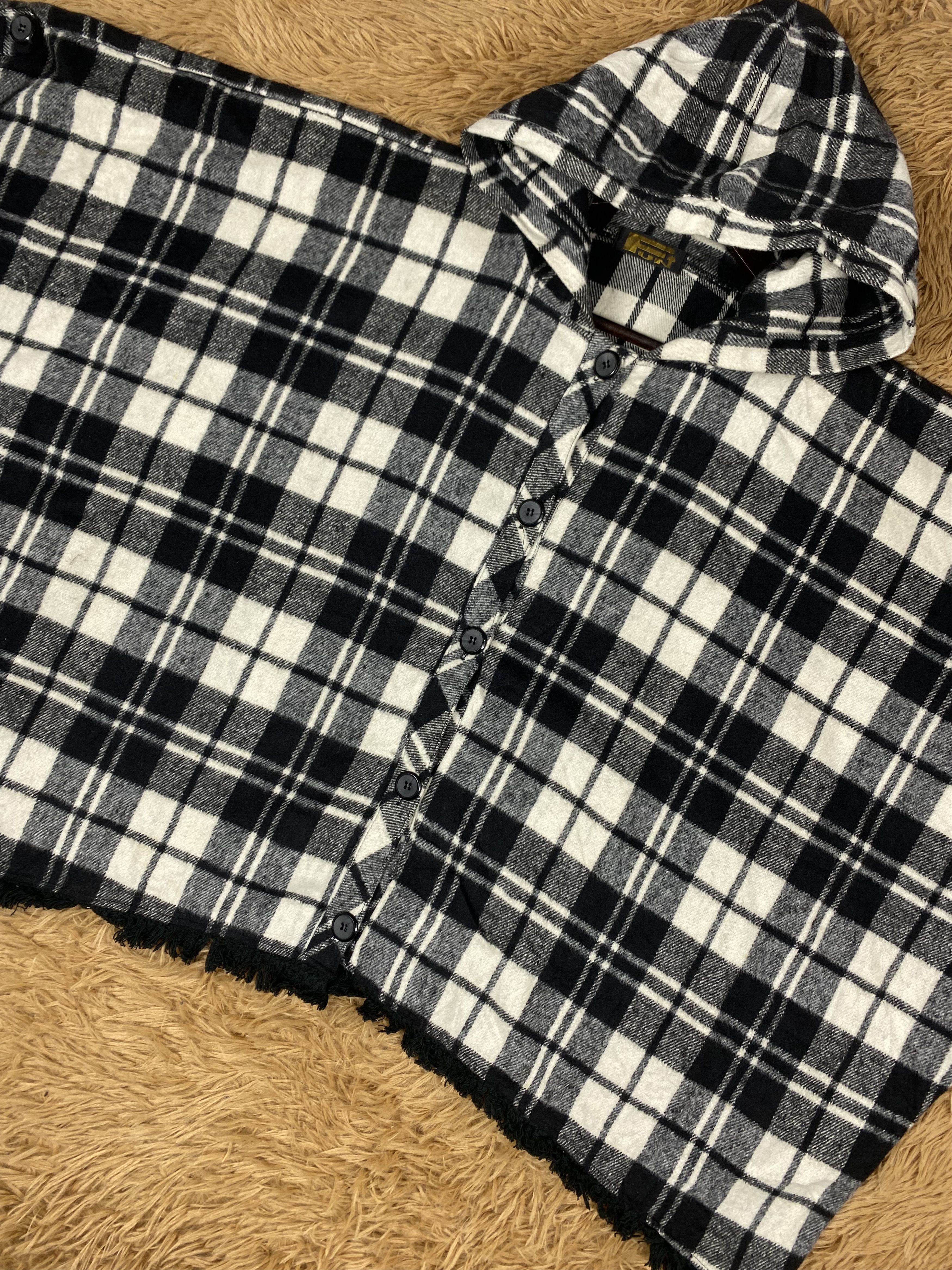 Japanese Brand Vintage Fun Checked Jacket DJ1080 Size US XXL / EU 58 / 5 - 2 Thumbnail