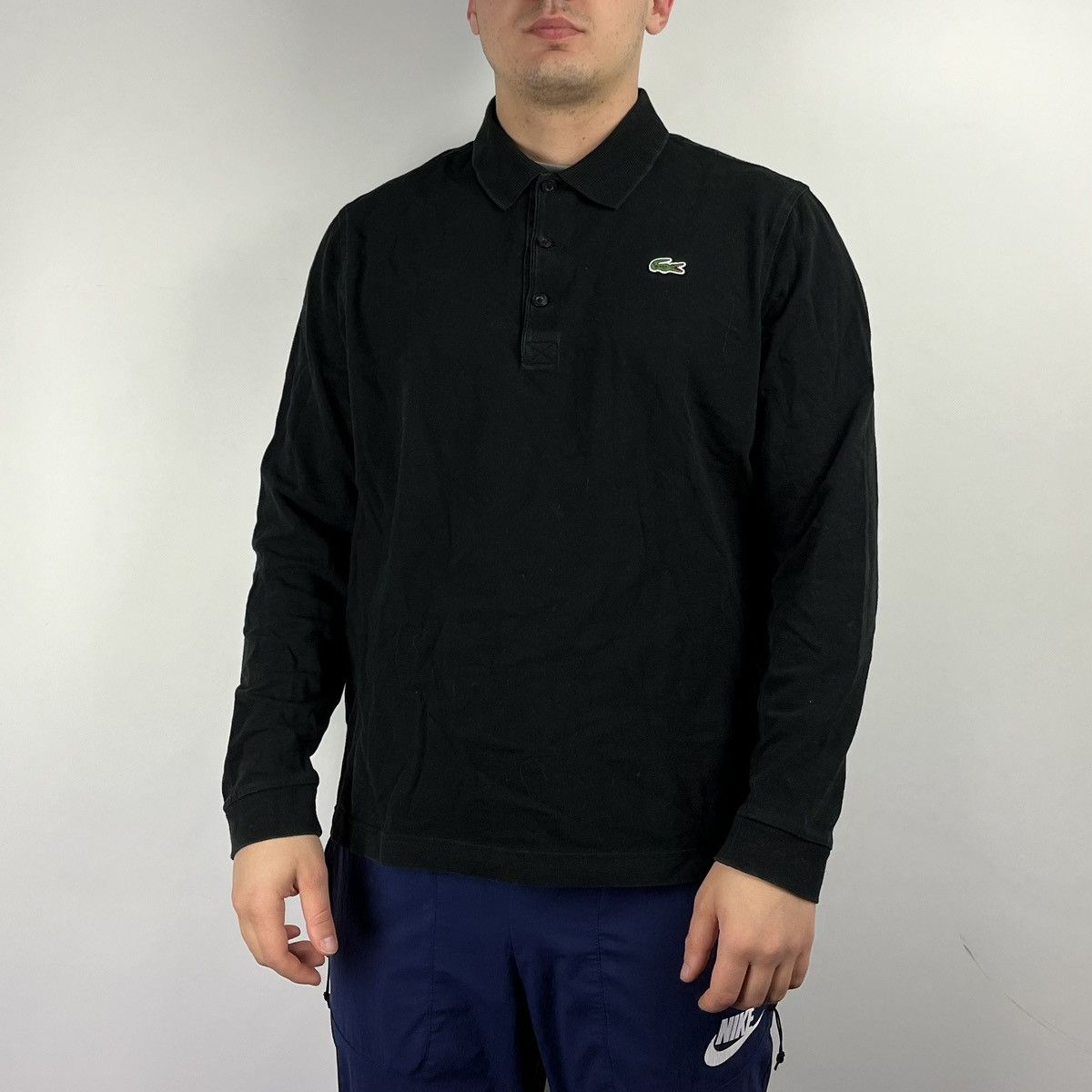 Lacoste Lacoste sport long sleeve slim fit size XLarge Size US XL / EU 56 / 4 - 1 Thumbnail