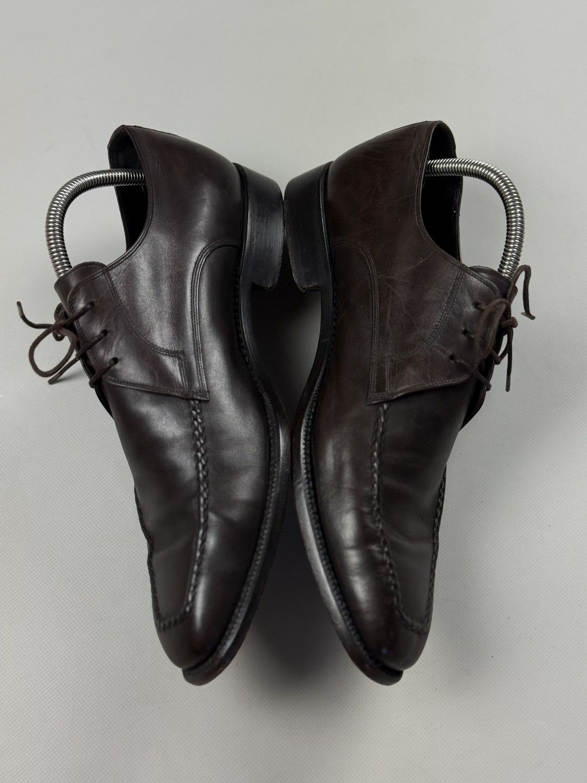 Allen Edmonds Seven Cerritos Leather Dress Square Toe Lace Up Shoes Size US 8.5 / EU 41-42 - 21 Thumbnail