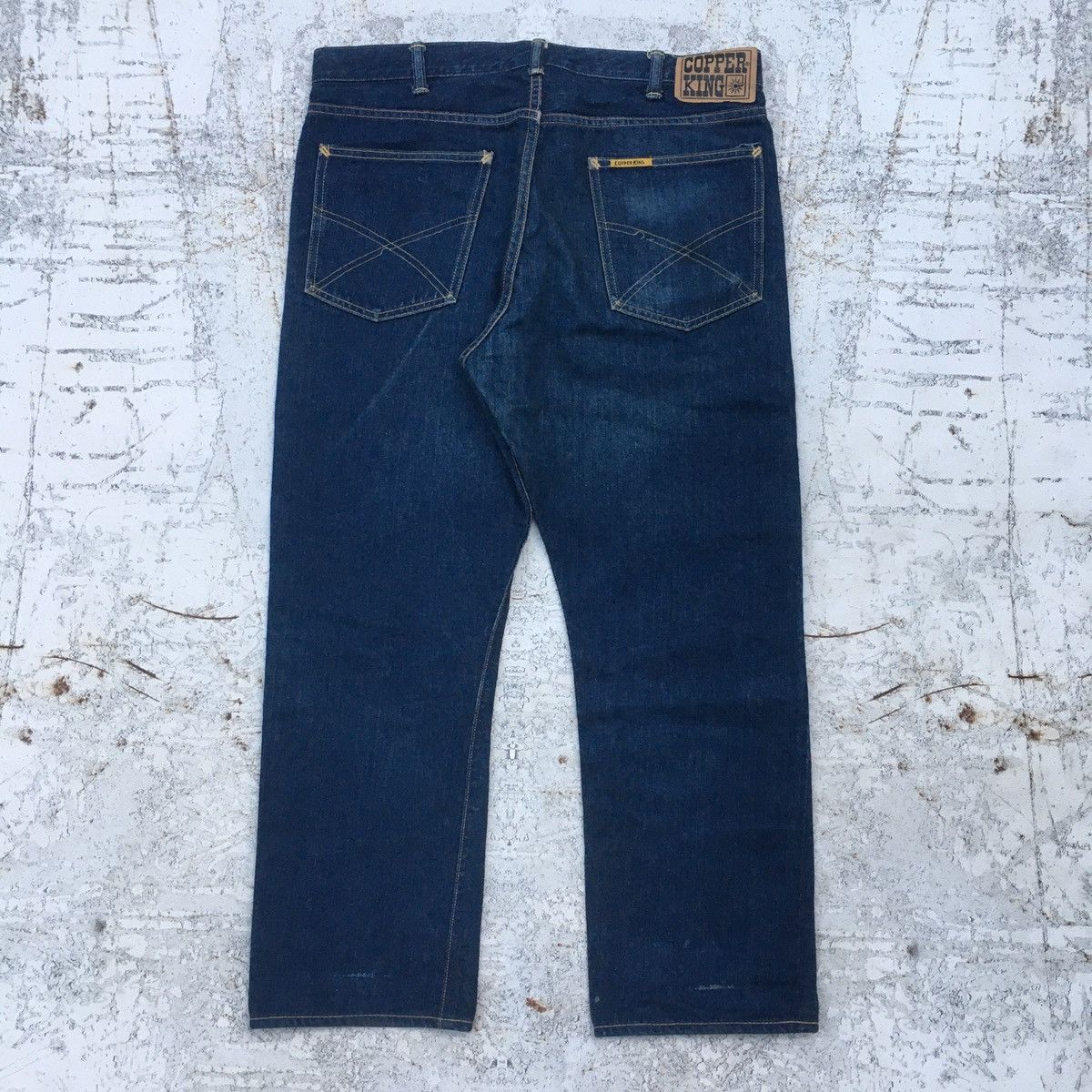 Vintage × Warehouse × Warehouse & Co. Vintage Warehouse & Co 70’s Half Selvedge Jeans Size US 33 - 9 Thumbnail