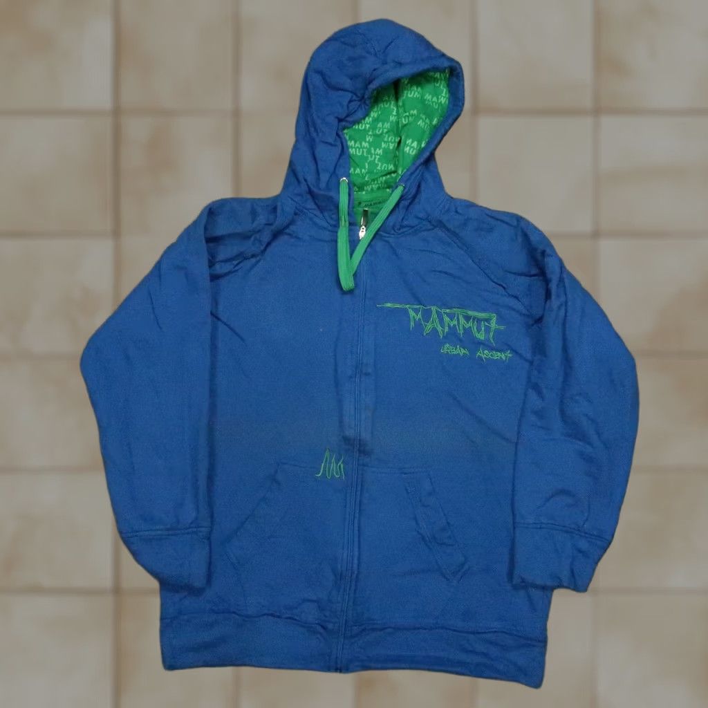 Mammut Mammut Hoodie Mens Large Blue Urban Ascent Full Zip Pockets Hooded Regular Fit Size US L / EU 52-54 / 3 - 1 Thumbnail