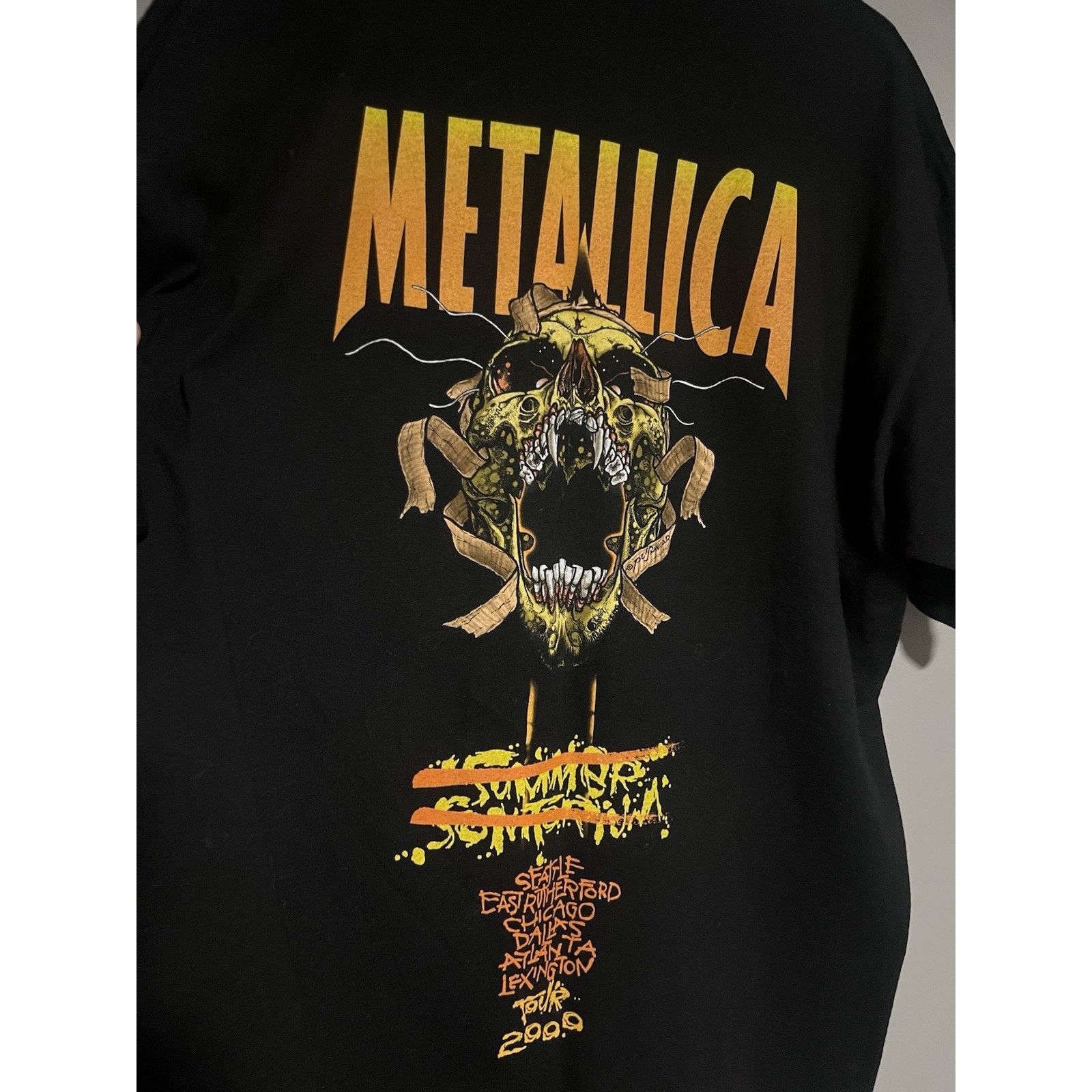 Metallica Metallica Tour 2000 Pushead Summer Sanitarium Xl mens band Size US XXL / EU 58 / 5 - 6 Thumbnail