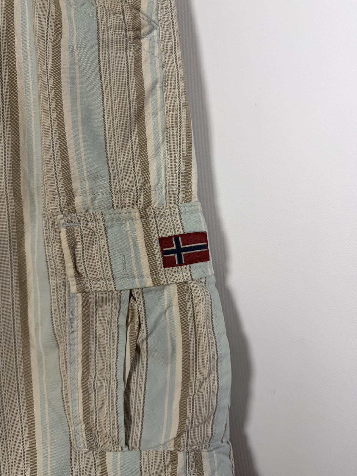 Napapijri Napapijri Vintage Cargo Striped Shorts Outdoor Size 36 Size US 36 / EU 52 - 6 Thumbnail