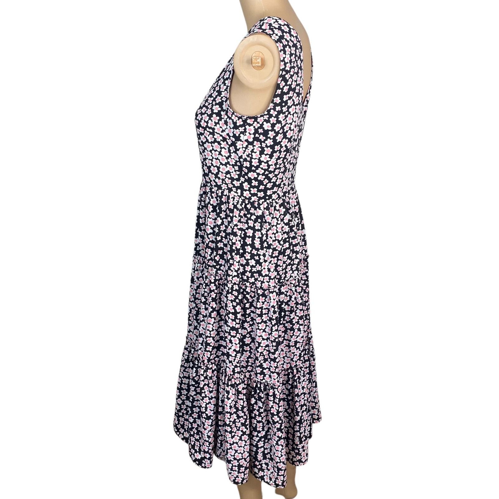 J.Crew J.Crew Ditsy Floral Poppy Garden Midi Dress SZ S Size S / US 4 / IT 40 - 5 Thumbnail