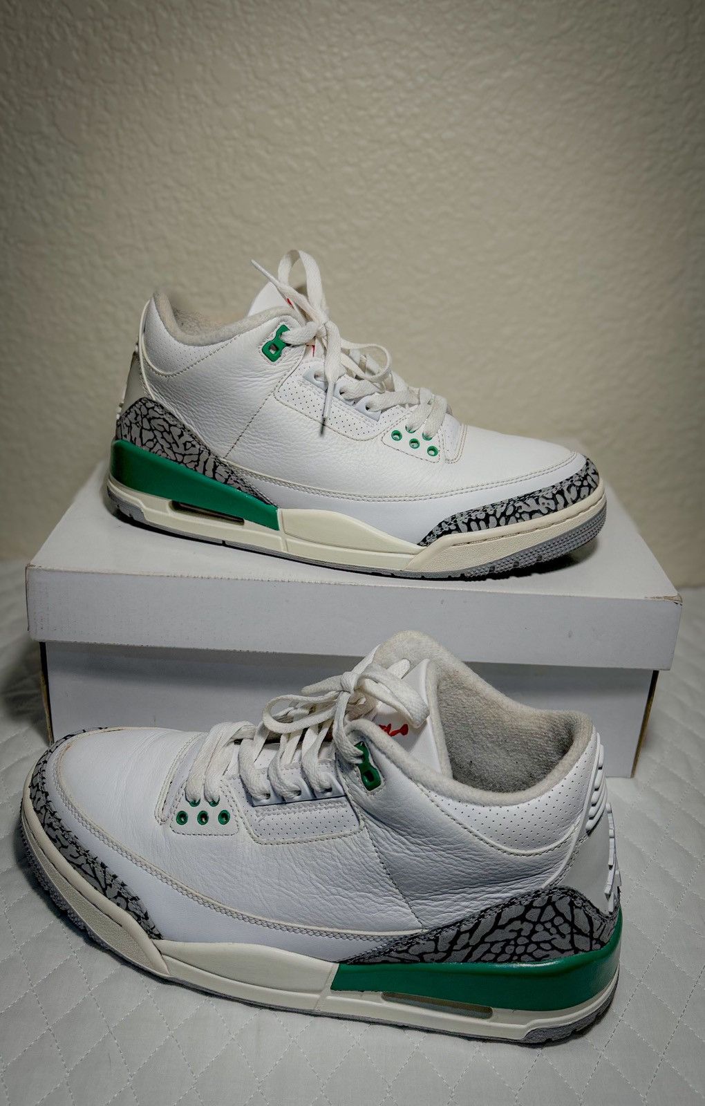Jordan Brand Air jordan 3 retro (lucky green) Size US 8.5 / EU 41-42 - 1 Thumbnail