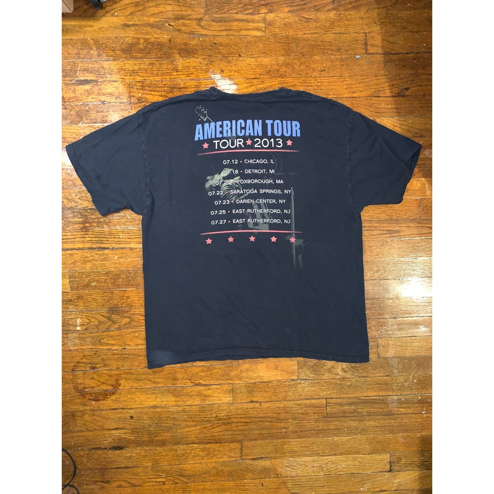 Band Tees Bon Jovi Because We Can Tour 2013 T Shirt 2XL Black Band Tee Size US XXL / EU 58 / 5 - 4 Thumbnail