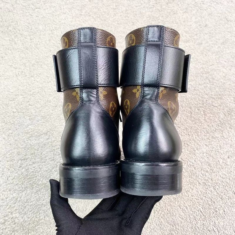 Louis Vuitton Louis Vuitton Wonderland Monogram Canvas Ankle Boots -2508 Size US 6 / IT 36 - 3 Thumbnail