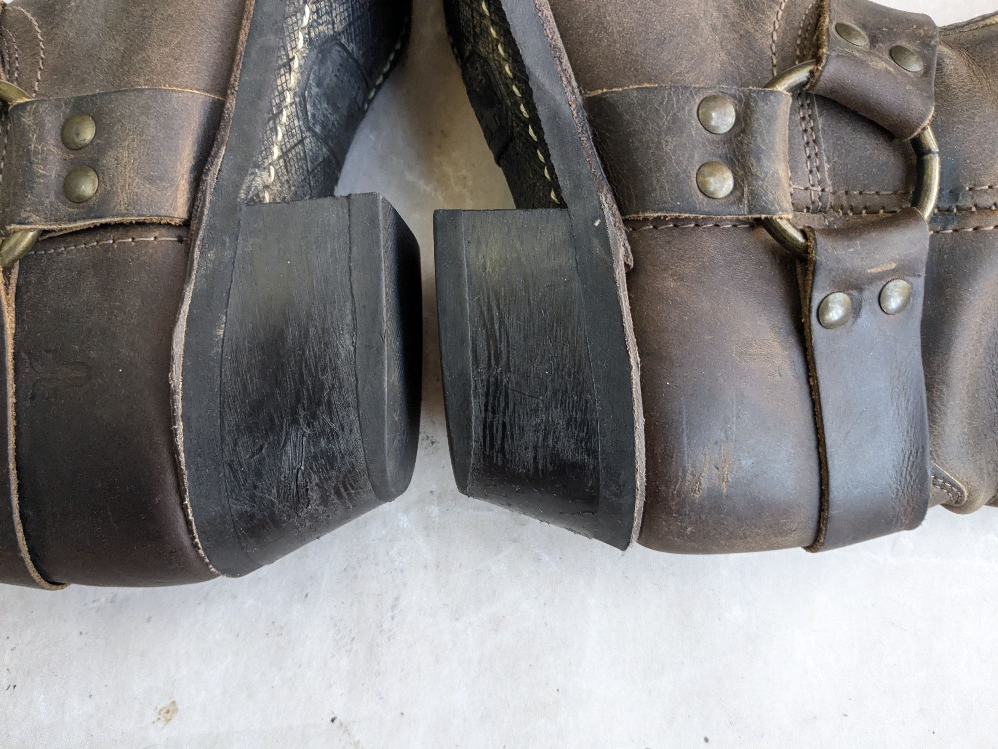 Frye Frye Harness Boots Brown 8 Leather Size US 8 / EU 41 - 7 Thumbnail
