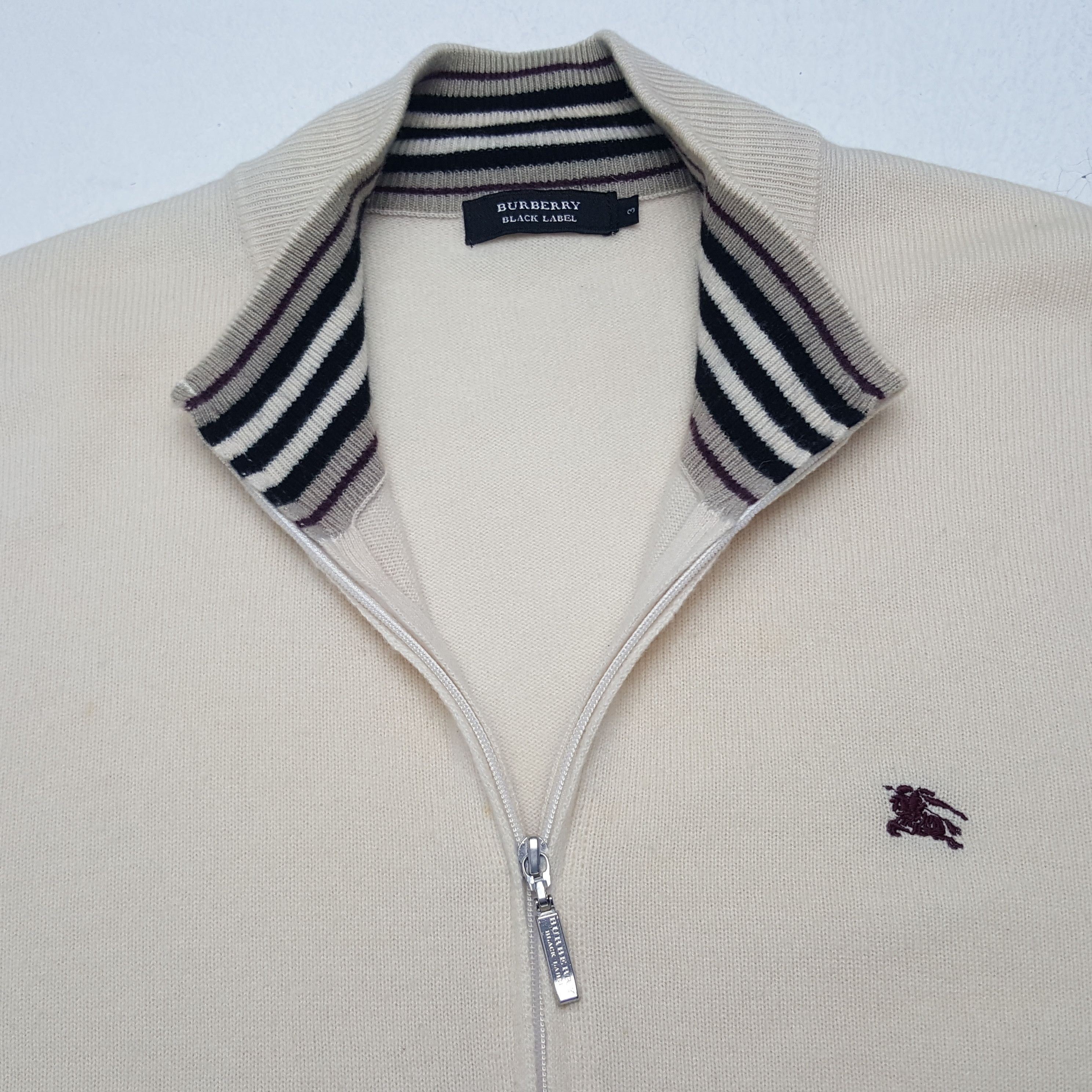 Burberry × Japanese Brand × Vintage Vintage Burberry Black Label Nova Check Zipper Sweatshirt Size US M / EU 48-50 / 2 - 4 Thumbnail