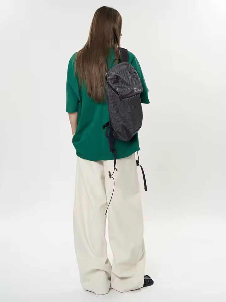 Other Casual Wide Leg Straight Loose Baggy School Pants Size 27" / US 4 / IT 40 - 5 Thumbnail