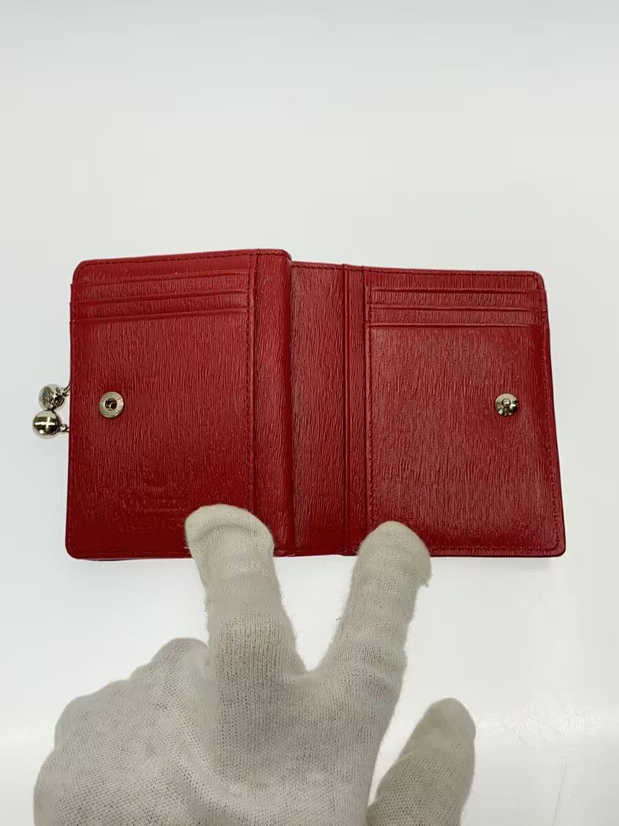 Vivienne Westwood Vivienne Westwood Lthr Tri-Fold Wallet Red Size ONE SIZE - 4 Thumbnail