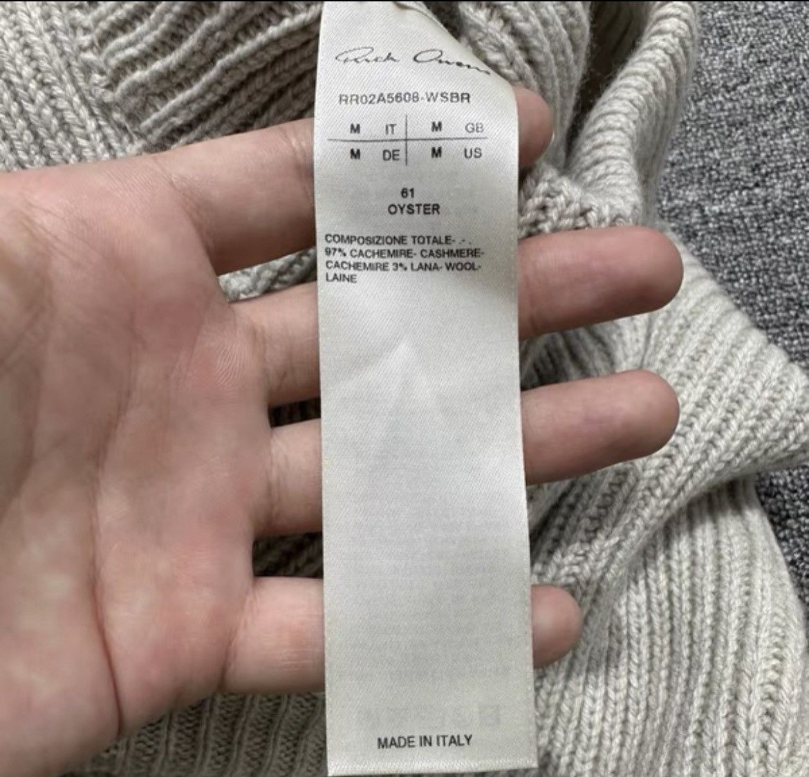 Rick Owens Rick Owens 21FW Banana Sweater Size US M / EU 48-50 / 2 - 3 Thumbnail