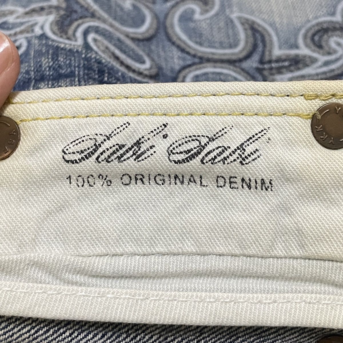 If Six Was Nine Rare Design Vintage Japanese Brand Sabi Sabi Jeans 2000s Size US 31 - 9 Thumbnail