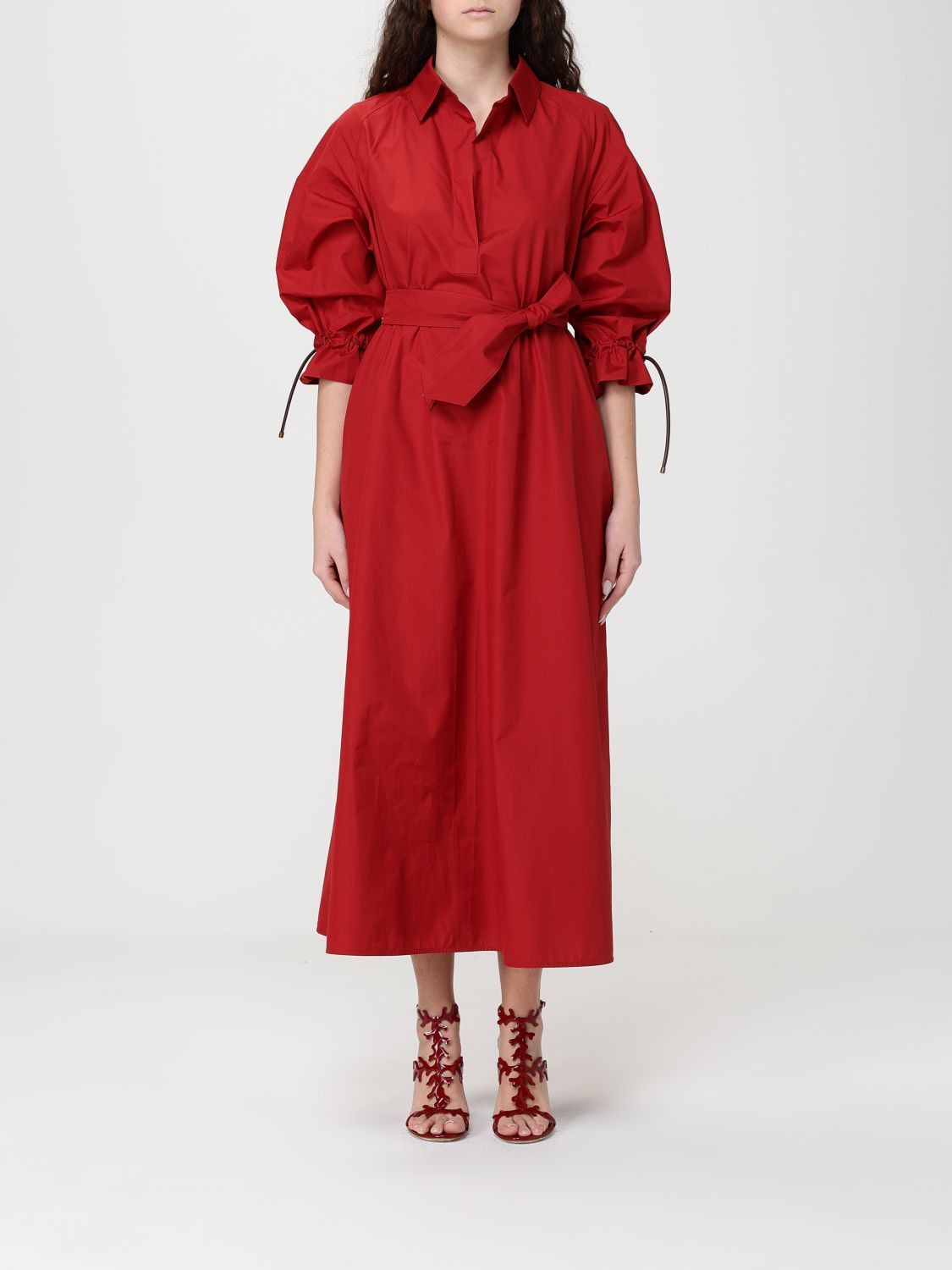Max Mara Max Mara Dress Woman Red Size XS / US 0-2 / IT 36-38 - 1 Thumbnail