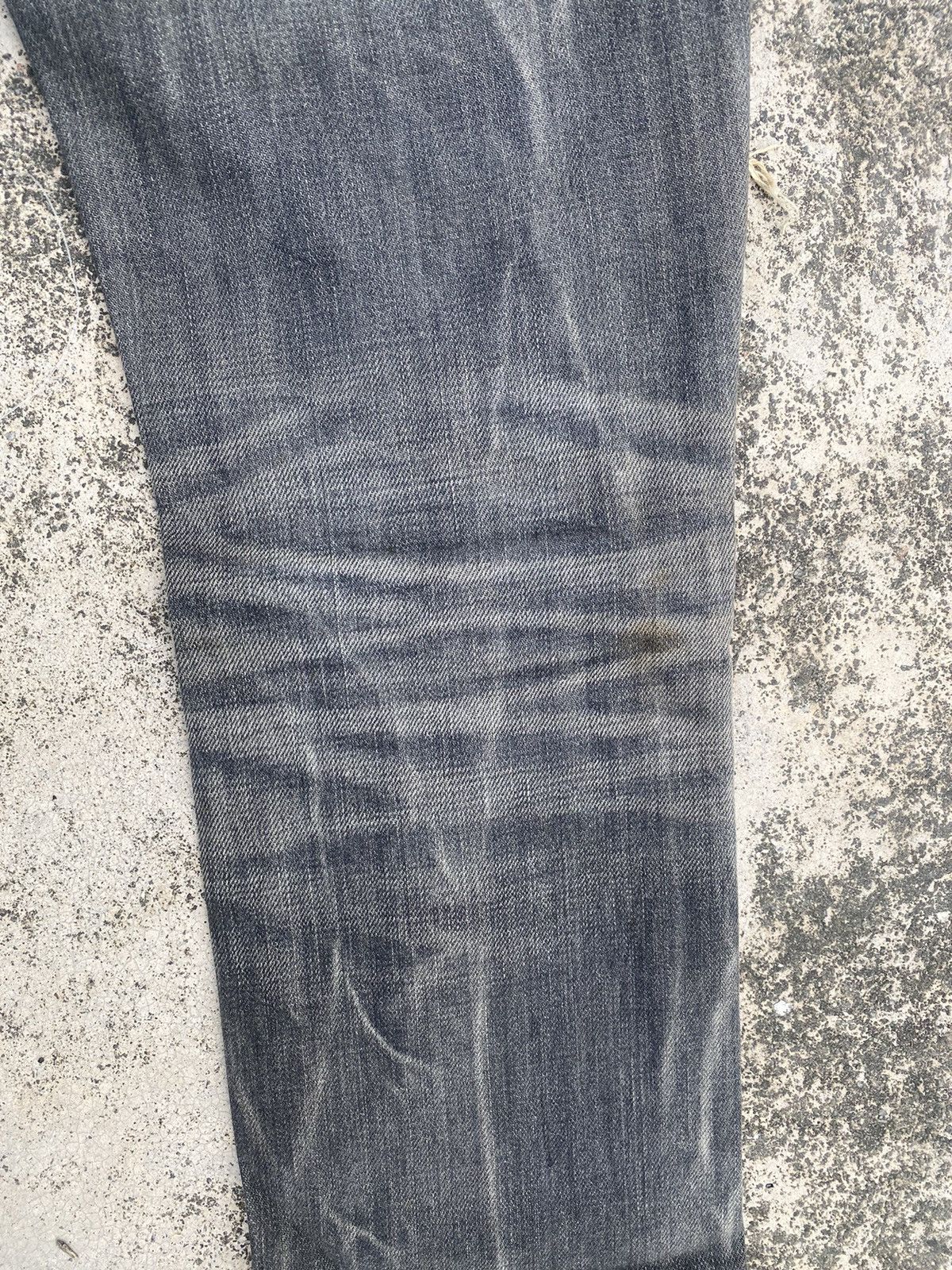 If Six Was Nine × Vanquish Vanquish Distressed Faded Claw Mark Denim Jeans Size US 30 / EU 46 - 18 Thumbnail