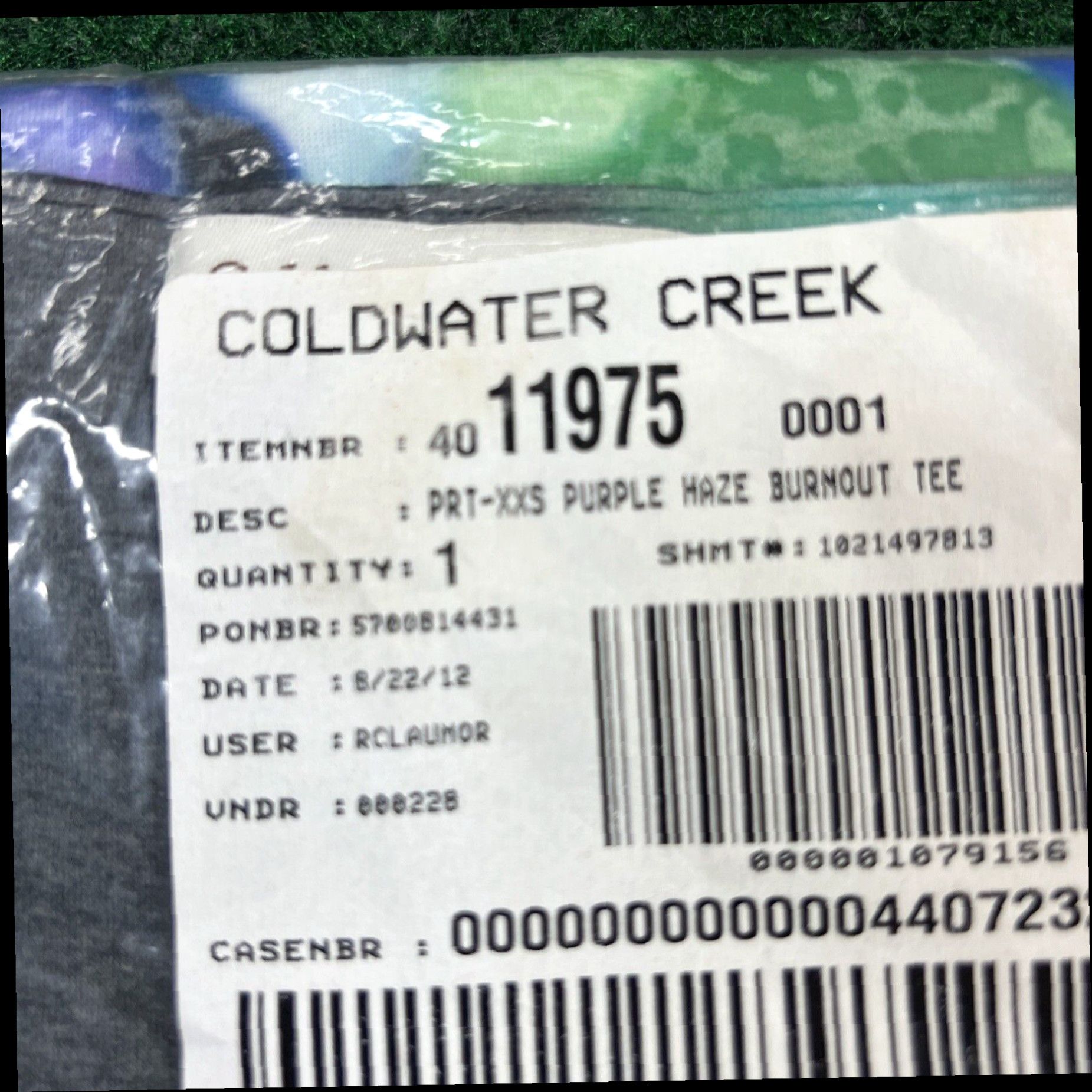 Coldwater Creek NEW NWT Coldwater Creek Purple Haze Burnout T-Shirt Xxs Fast Shipping NEW Size XXS / US 00 / IT 34 - 3 Thumbnail