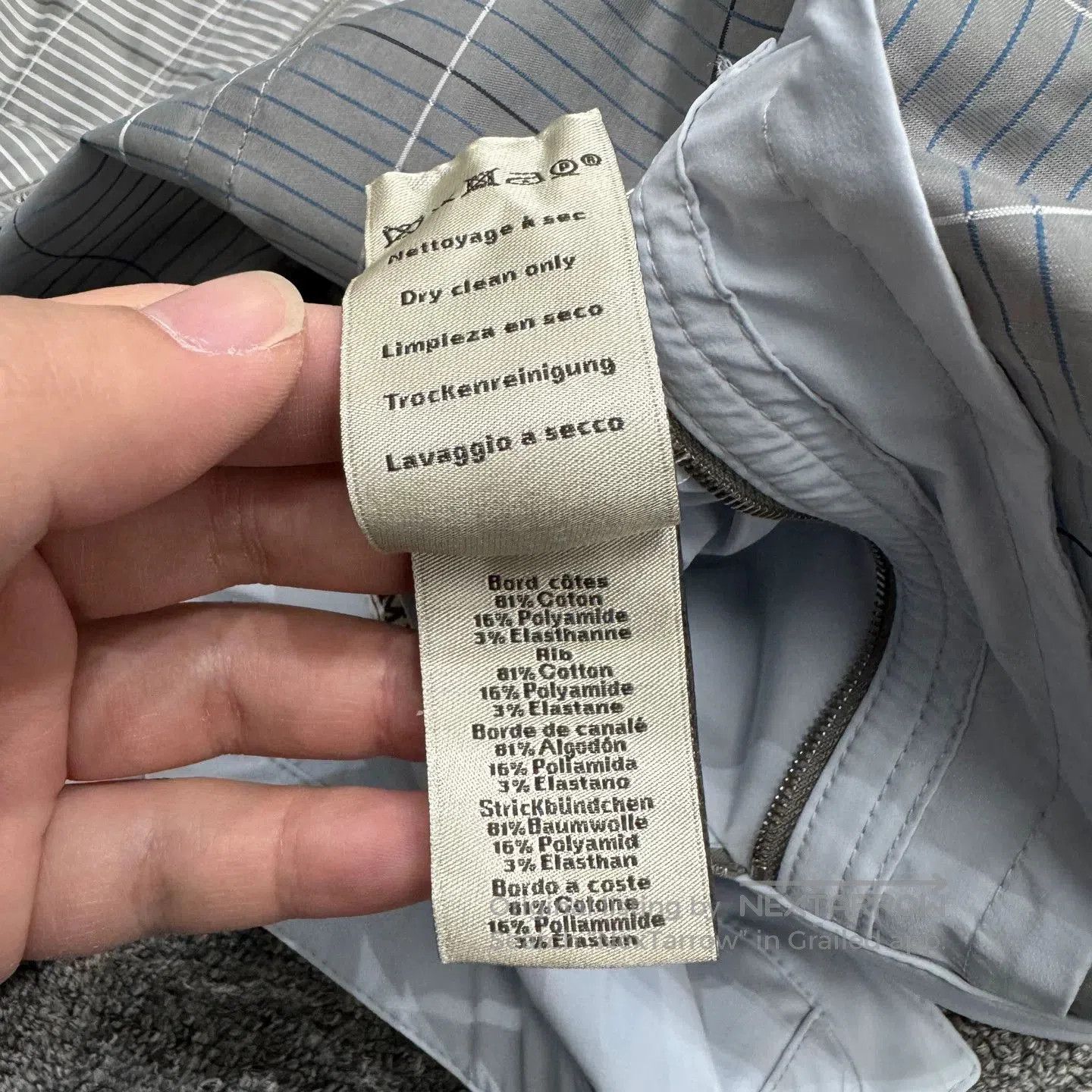 Hermes Hermes Blue Gray Check Jacket. Size US S / EU 44-46 / 1 - 4 Thumbnail