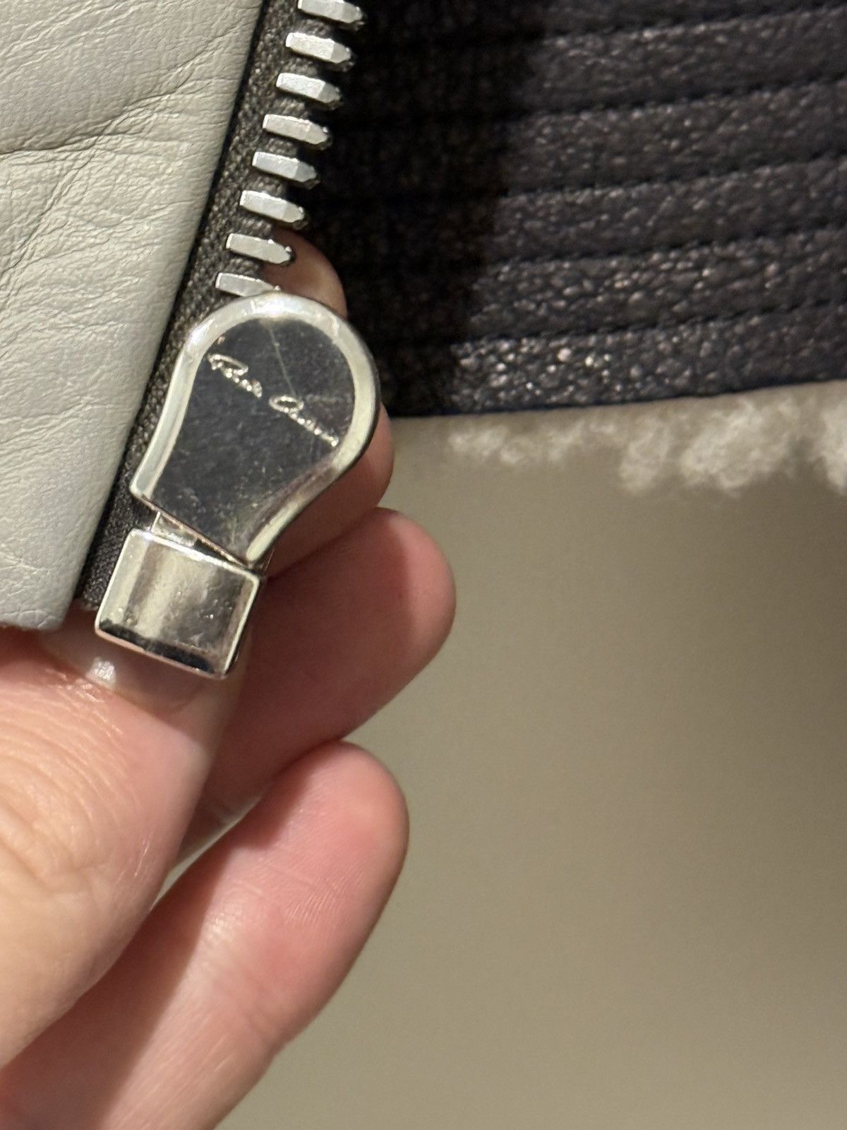 Rick Owens Shearling Bauhaus Leather Jacket Strobe F/W22 Size US L / EU 52-54 / 3 - 10 Thumbnail
