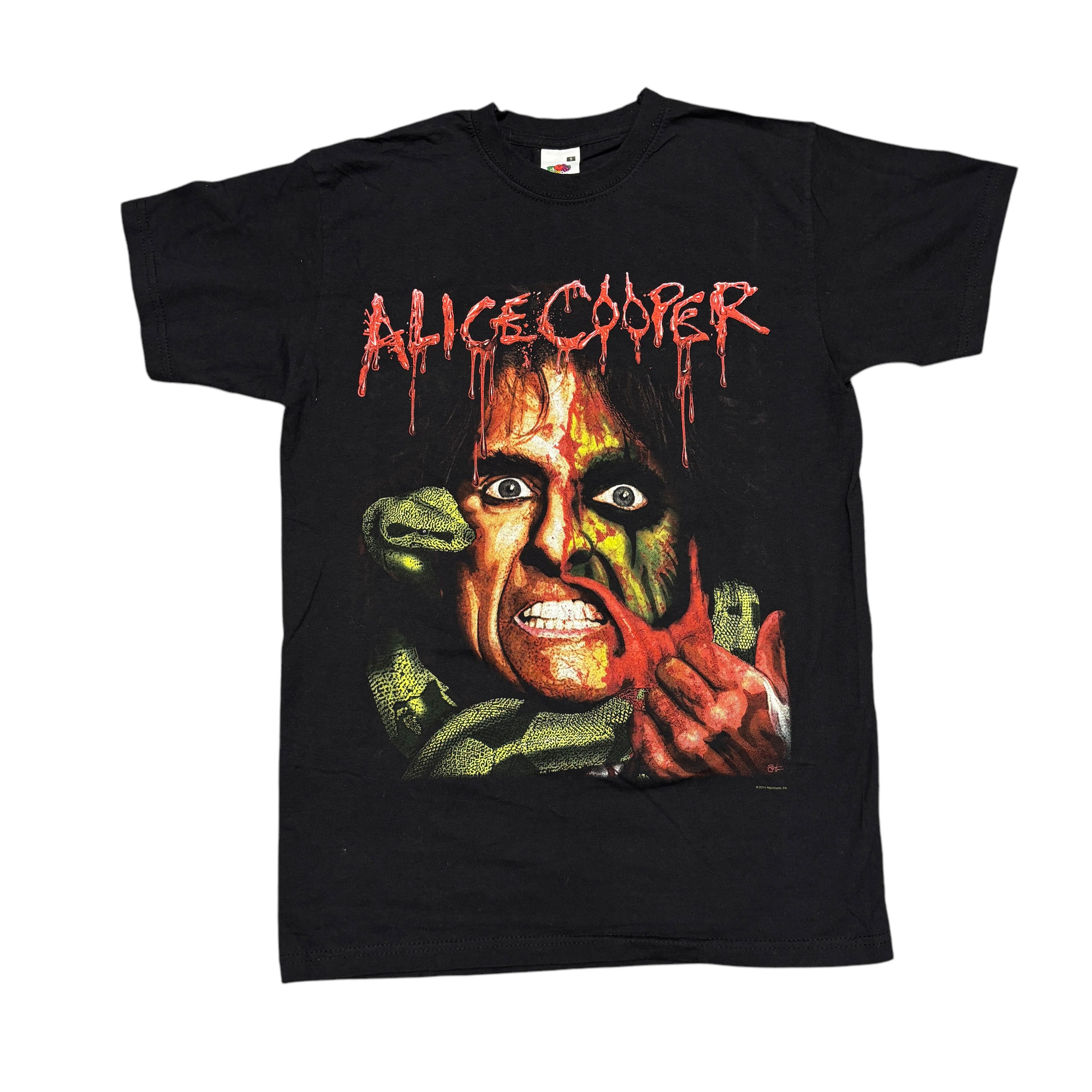 Band Tees × Vintage Alice Cooper Shirt Vintage Band Tees Ozzy Osbourne Aerosmith Size US S / EU 44-46 / 1 - 1 Thumbnail
