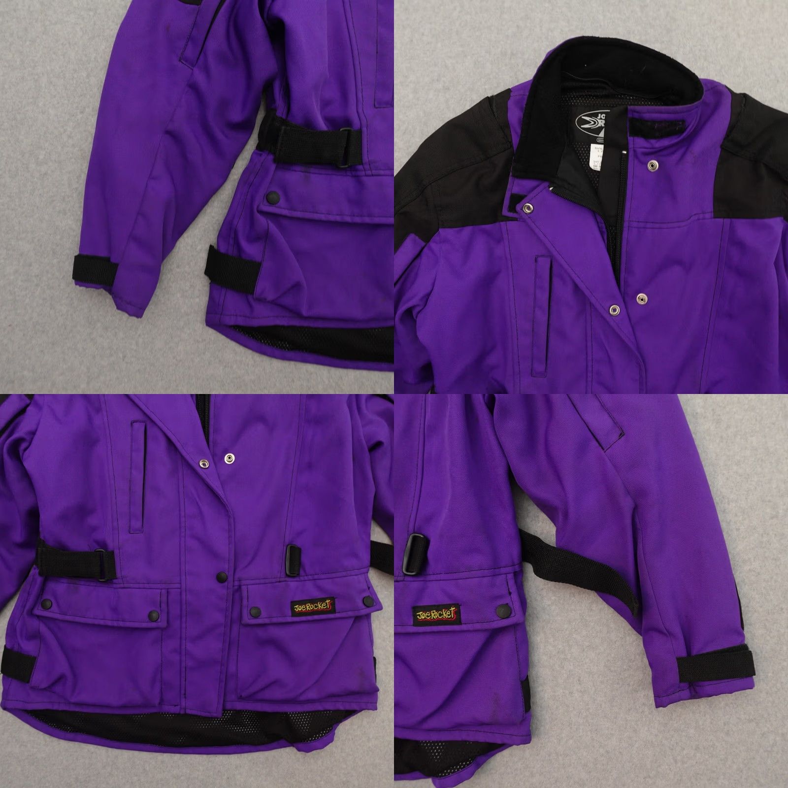 Joe Rocket Joe Rocket Motorcycle Jacket Body Armor Purple Black Medium (20X25) Women's Size M / US 6-8 / IT 42-44 - 8 Thumbnail