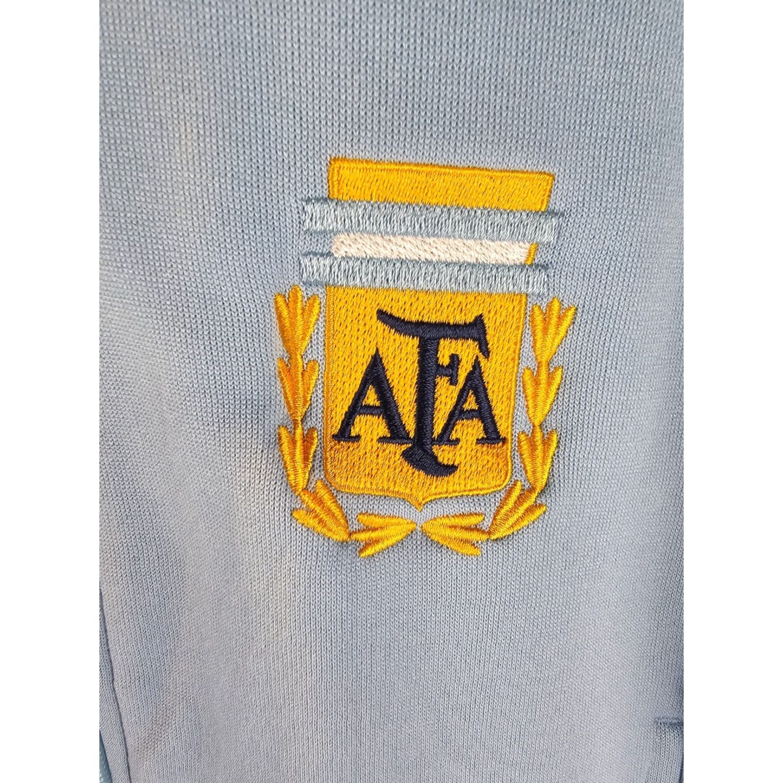 Adidas VINTAGE adidas TREFOIL FIFA ARGENTINA TRACK TOP JACKET Womens Medium SKY BLUE Track Jacket 15 INCH 19 INCH 24 INCH 25 INCH Size M / US 6-8 / IT 42-44 - 3 Thumbnail