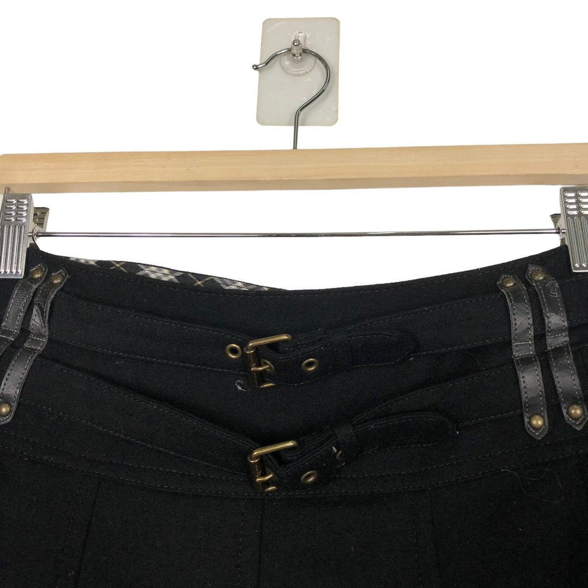 Burberry 💥90’s Vintage Burberry London Blue Label Skirt Nova Check Size 26" / US 2 / IT 38 - 6 Thumbnail