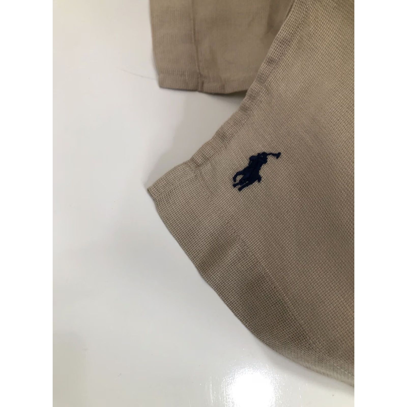 Polo Ralph Lauren POLO / RALPH LAUREN CALDWELL Shirt Light Brown XXL / 3X / 4X Embroidered Pony Mens Size US XXL / EU 58 / 5 - 2 Thumbnail