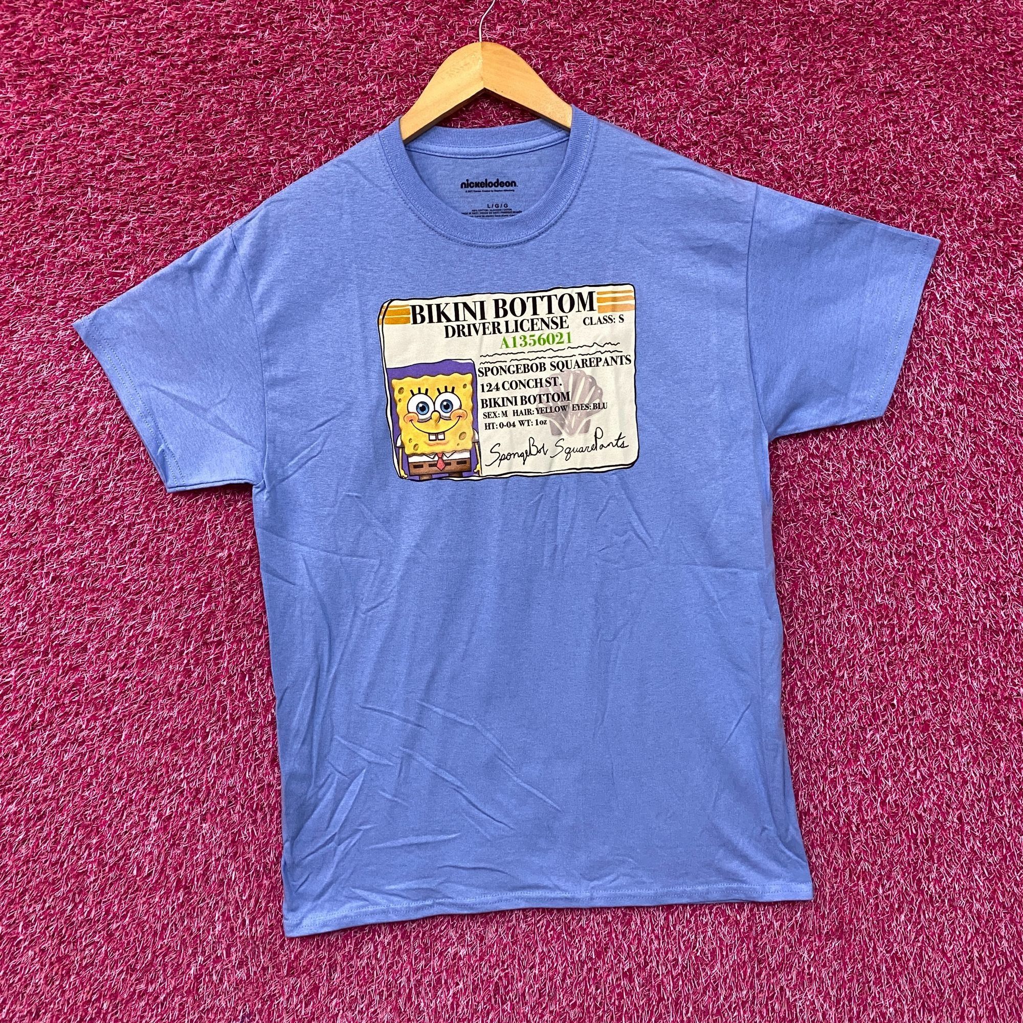 Nickelodeon Nickelodeon Spongebob Bikini Bottom Driver License T-shirt l Size US L / EU 52-54 / 3 - 3 Thumbnail