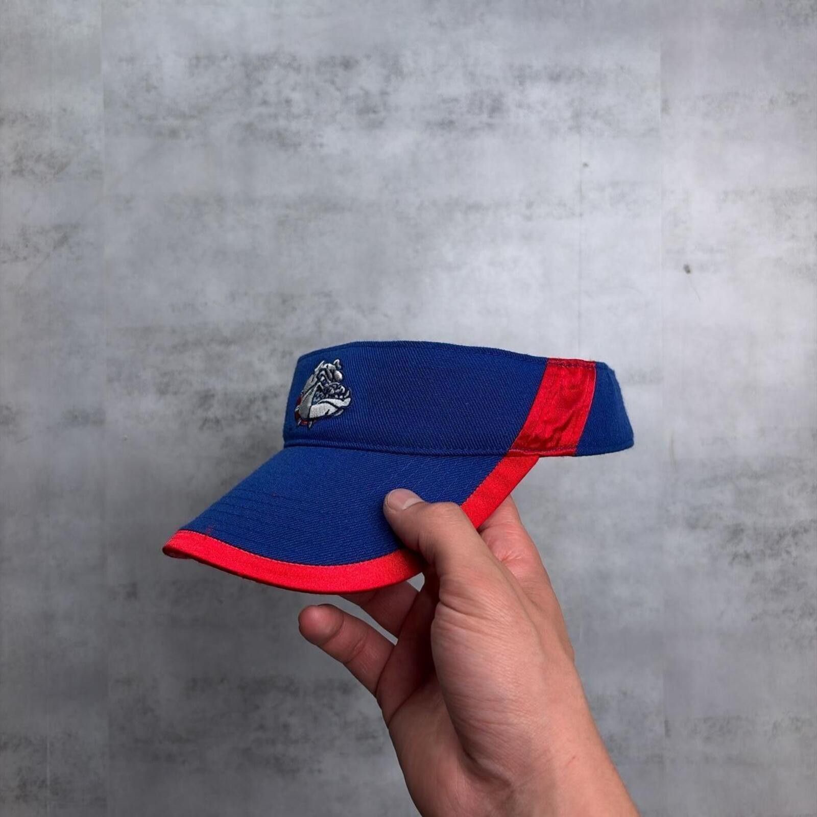 Nike Vintage Blue Nike Team Bulldogs Visor Hat Size ONE SIZE - 2 Thumbnail