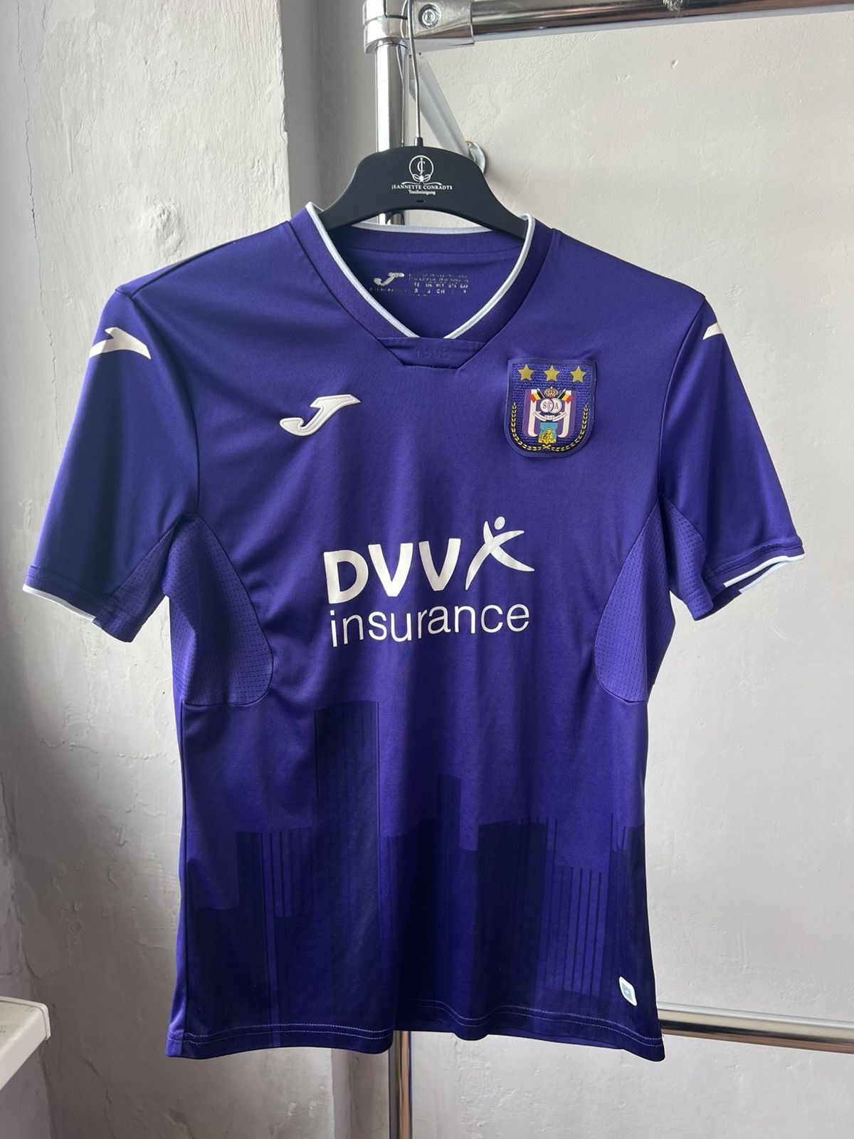 Joma 2020/21 Anderlecht Home soccer football jersey Size US S / EU 44-46 / 1 - 2 Thumbnail