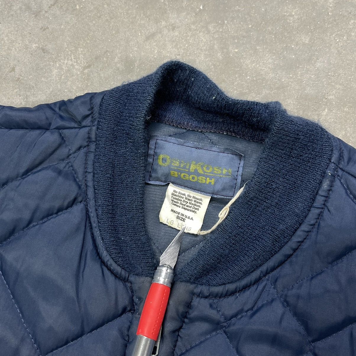 Vintage Vintage OshKosh Quilted Puffer Jacket 80s Lightweight Liner Size US L / EU 52-54 / 3 - 3 Thumbnail