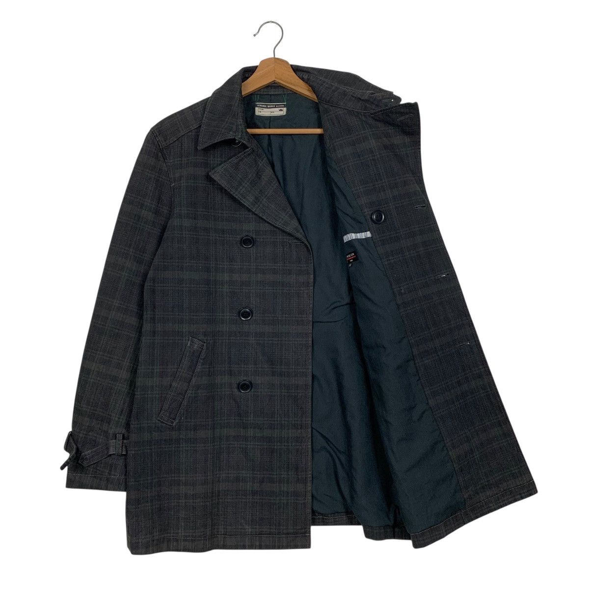 Michel Klein Michel Klein Homme Paris Tartan Double Breasted Coat Size US M / EU 48-50 / 2 - 9 Thumbnail