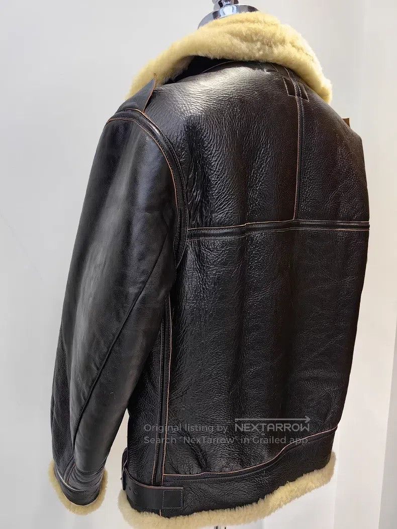 The Real McCoy's The Real McCoys Classic fur integrated flying leather jack Size US XS / EU 42 / 0 - 8 Thumbnail