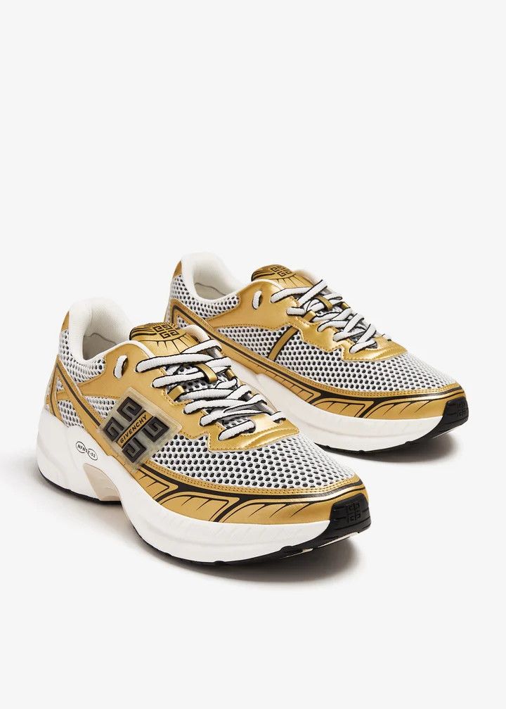 Givenchy o1lv12m1025 Nenty 52 Low Top Runners in Yellow Size US 8 / EU 41 - 3 Thumbnail