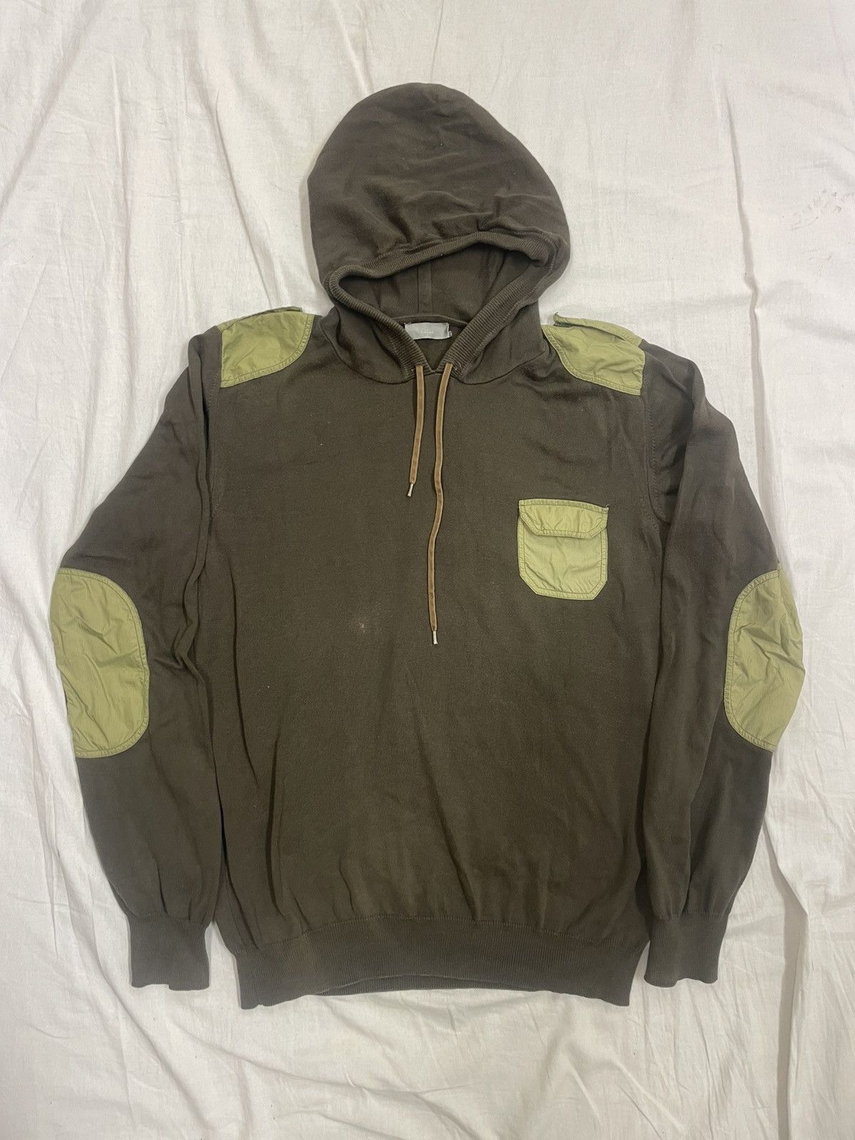 Hedi Slimane Dior Homme Hedi Slimane SS2005 Military Hoodie Size US M / EU 48-50 / 2 - 1 Thumbnail