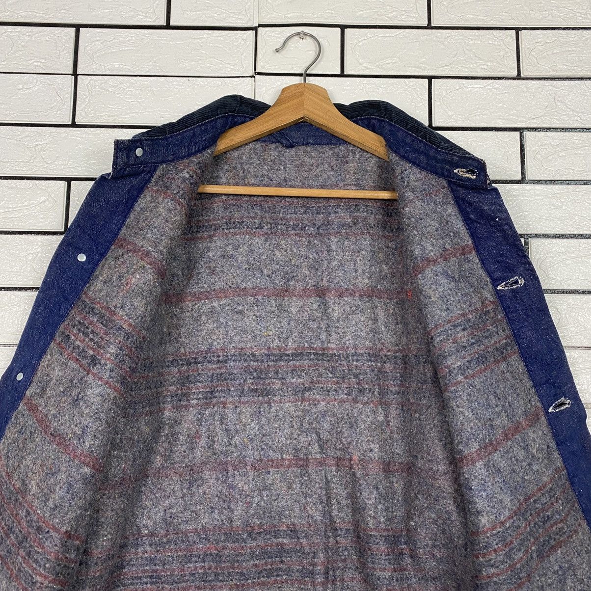 Vintage 🔥VINTAGE CHORE DETROIT JACKET BLANKET WORKER KAPITAL Size US M / EU 48-50 / 2 - 17 Thumbnail