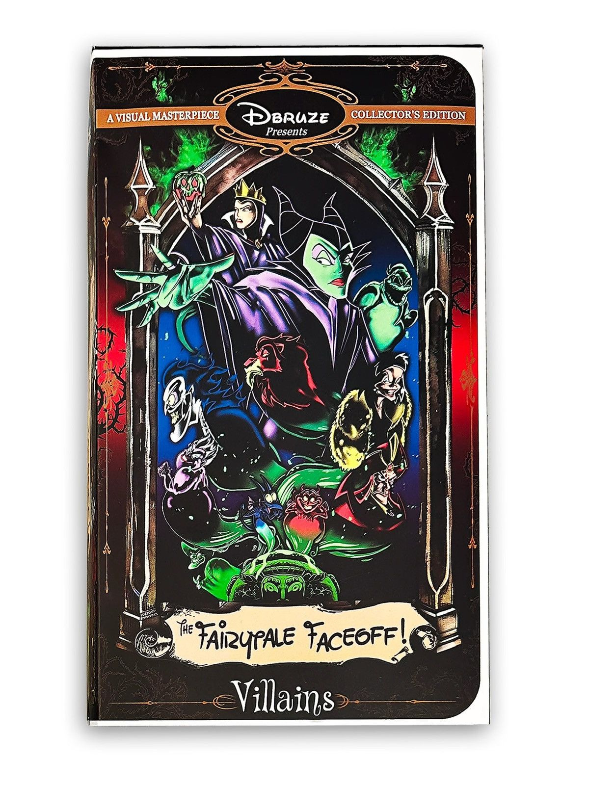 Darien Bruze DBRUZE - DISNEY VILLAINS TEE - FAIRYTALE FACE-OFF (XL) Size US XL / EU 56 / 4 - 9 Thumbnail