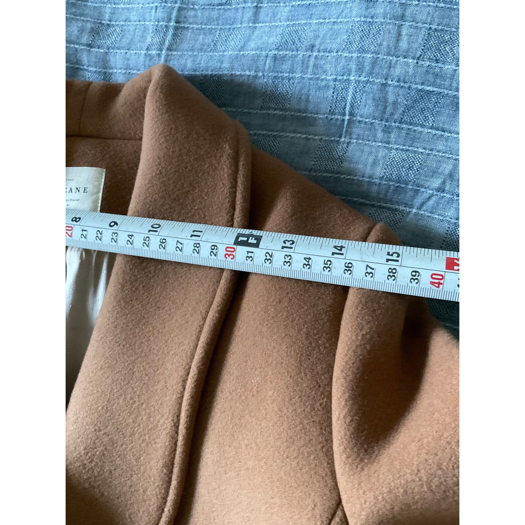 Sezane Sezane James wool Coat camel SZ38 bust40 US6 Size M / US 6-8 / IT 42-44 - 6 Thumbnail