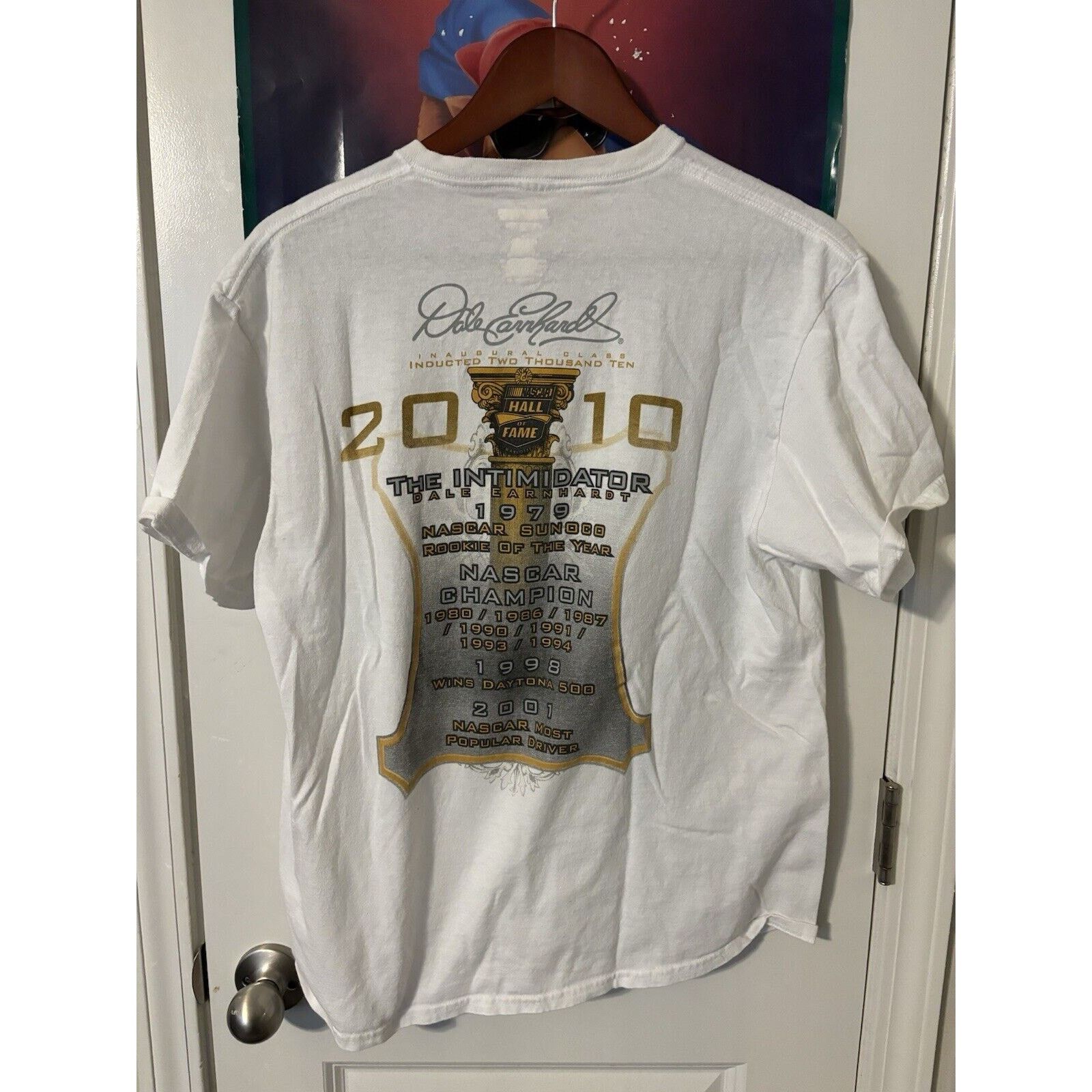 Other vintage inaugural class RIP dale nascar white T-shirt Large Size US L / EU 52-54 / 3 - 2 Thumbnail