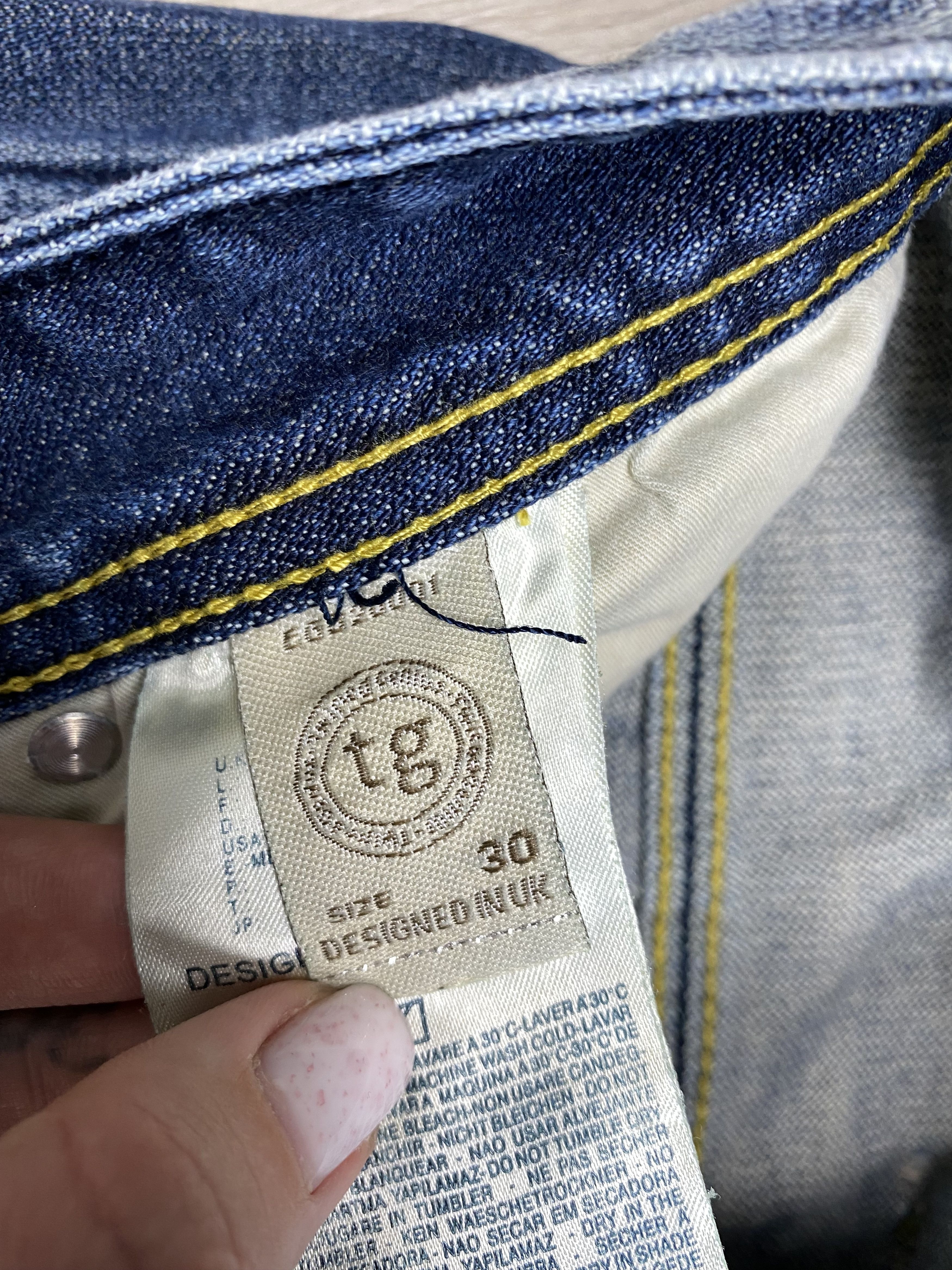 Vintage Twisted Genius Vintage Mens Denim Pants Y2K Jeans Size US 30 / EU 46 - 4 Thumbnail